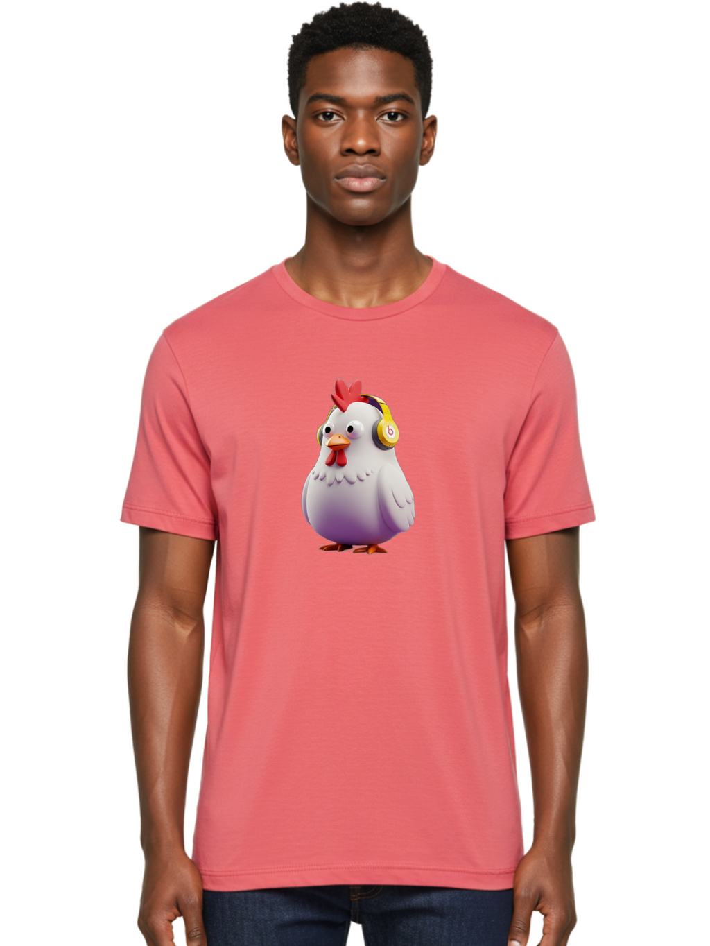 Beats-Chicken-1 Men'S Graphic Tee, 100% Cotton, Comfortable Casual Summer Wear, Machine Washable, Vintage Camera, Old Camera, Antique Camera, Black Camera, Classic Photography, Photography Equipment, Nostalgic Device, Film Camera, Camera Art Bak047
