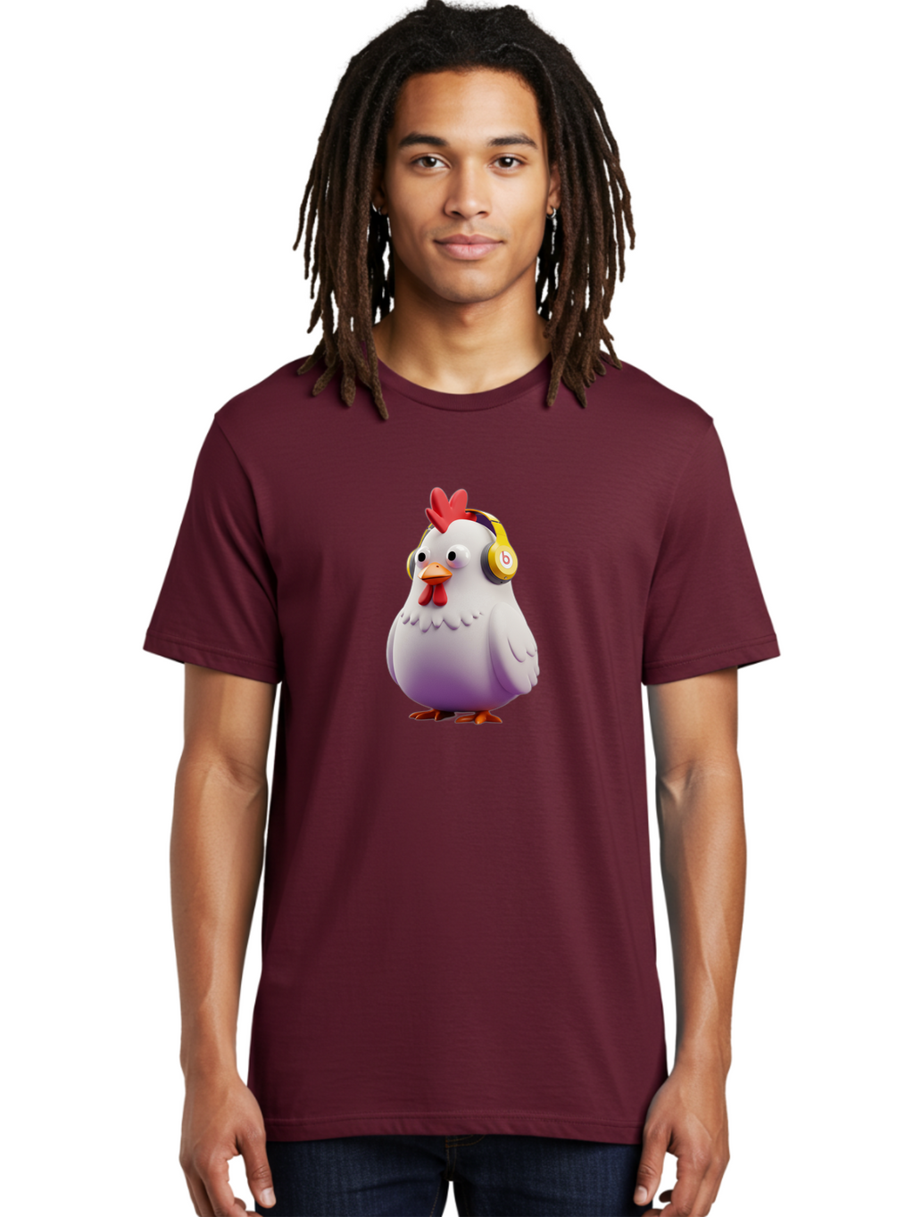 Beats-Chicken-1 Men'S Graphic Tee, 100% Cotton, Comfortable Casual Summer Wear, Machine Washable, Vintage Camera, Old Camera, Antique Camera, Black Camera, Classic Photography, Photography Equipment, Nostalgic Device, Film Camera, Camera Art Bak047