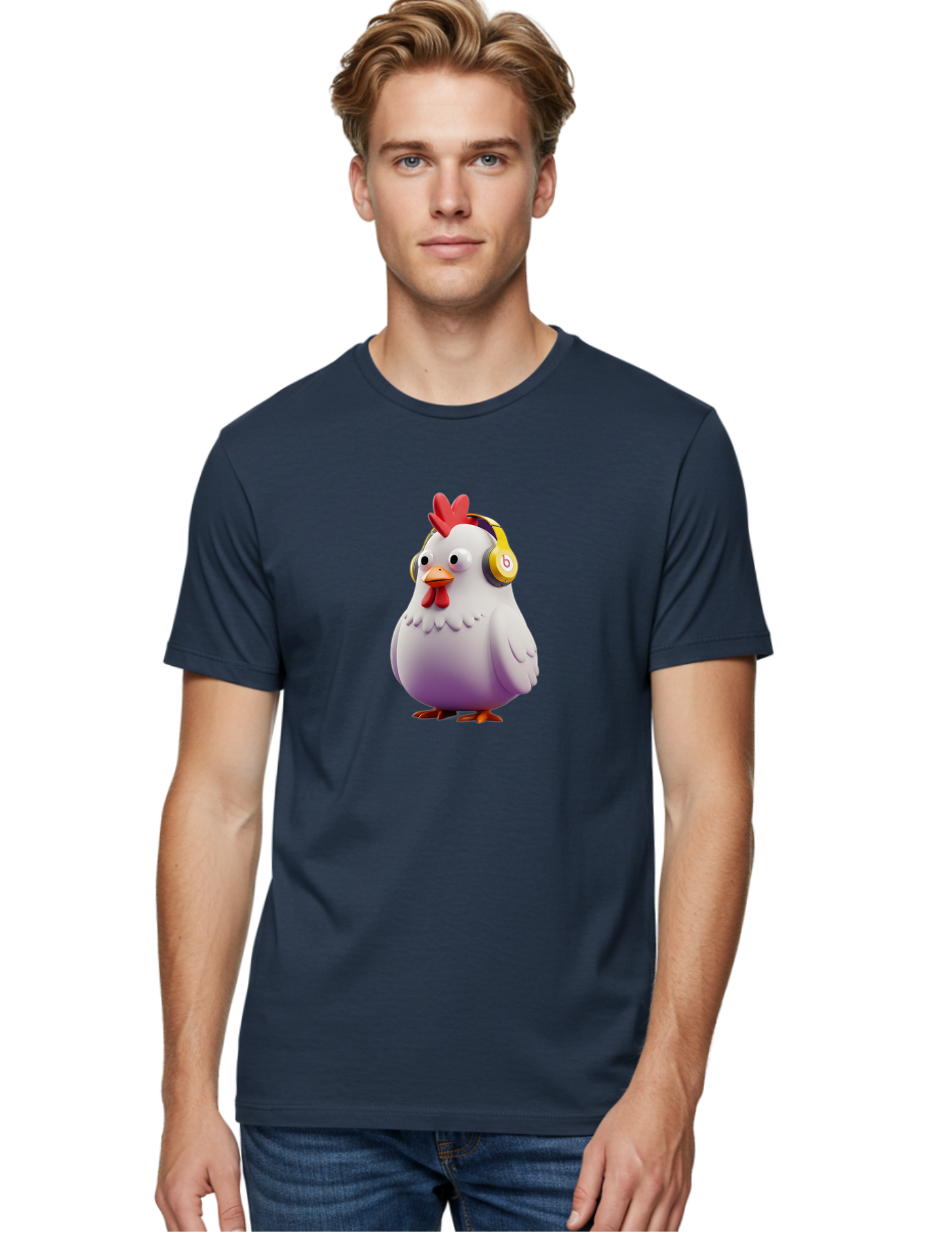 Beats-Chicken-1 Men'S Graphic Tee, 100% Cotton, Comfortable Casual Summer Wear, Machine Washable, Vintage Camera, Old Camera, Antique Camera, Black Camera, Classic Photography, Photography Equipment, Nostalgic Device, Film Camera, Camera Art Bak047