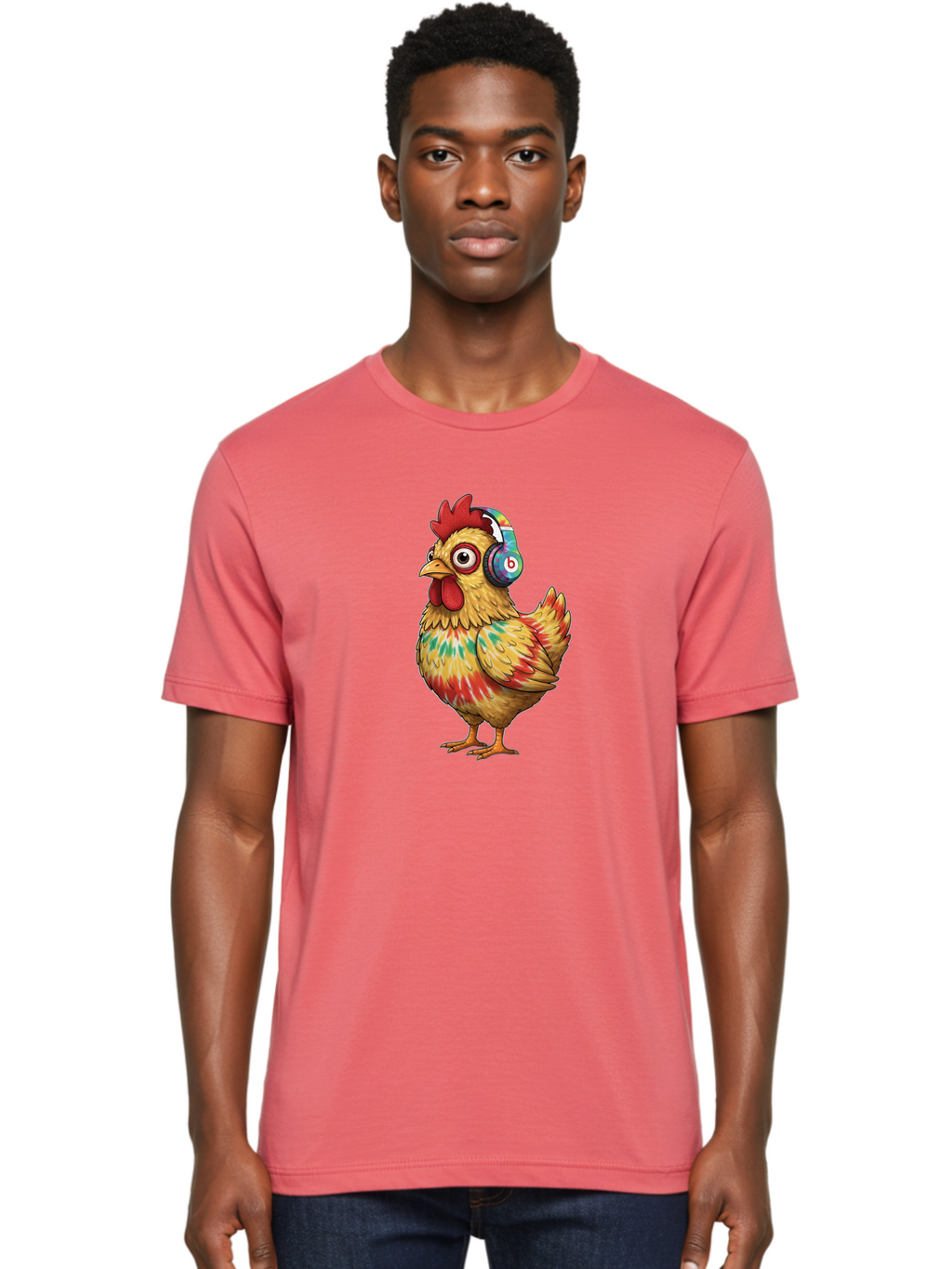 Beats-Chicken-2 Men'S Graphic Tee, 100% Cotton, Comfortable Casual Summer Wear, Machine Washable, Vintage Camera, Old Camera, Antique Camera, Black Camera, Classic Photography, Photography Equipment, Nostalgic Device, Film Camera, Camera Art Bak048