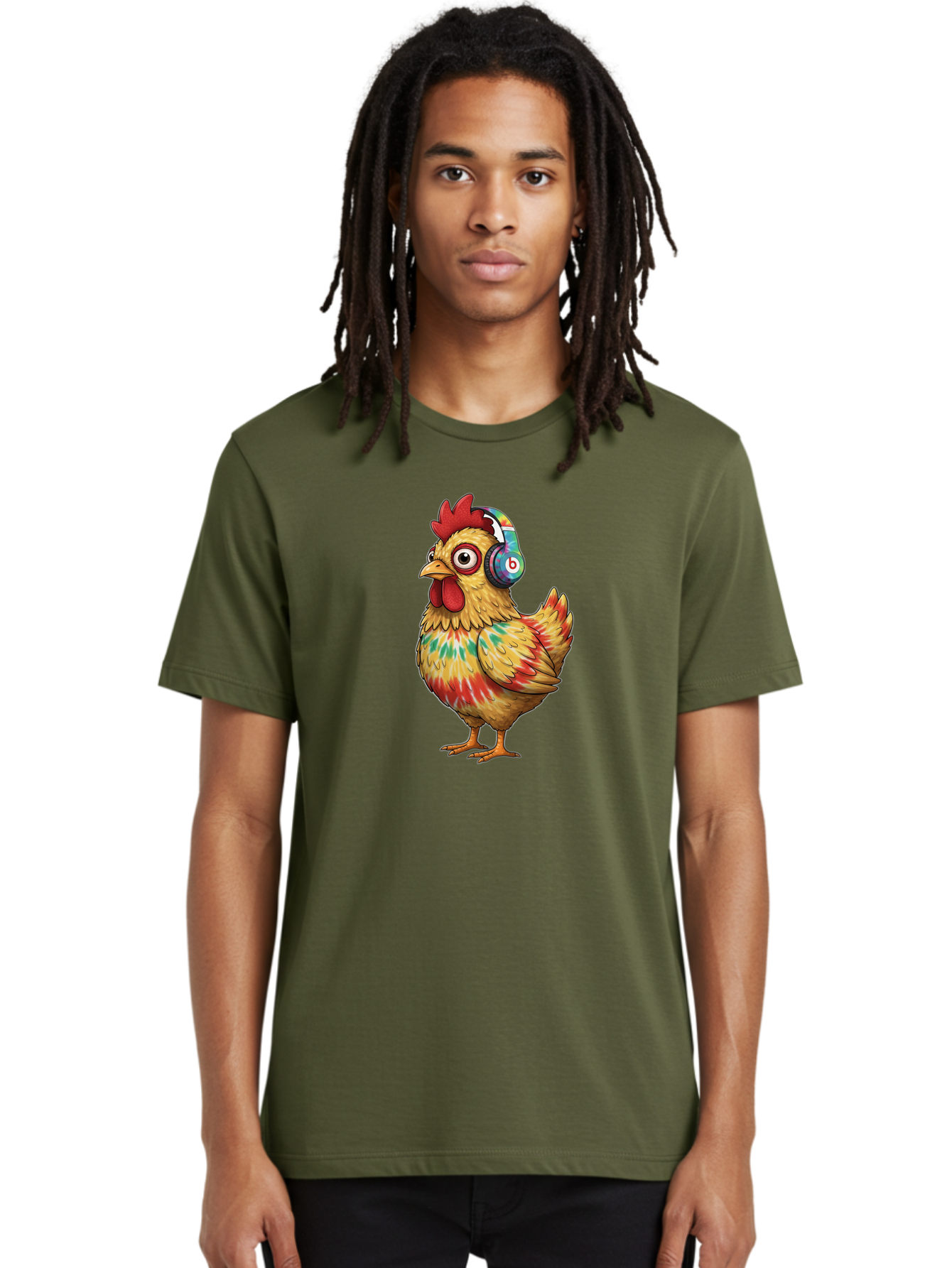 Beats-Chicken-2 Men'S Graphic Tee, 100% Cotton, Comfortable Casual Summer Wear, Machine Washable, Vintage Camera, Old Camera, Antique Camera, Black Camera, Classic Photography, Photography Equipment, Nostalgic Device, Film Camera, Camera Art Bak048
