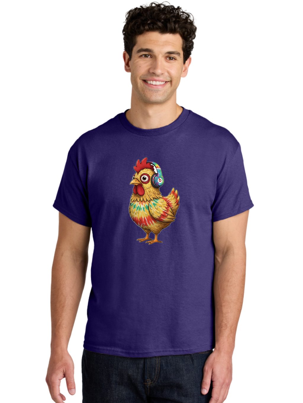 Beats-Chicken-2 Men'S Graphic Tee, 100% Cotton, Comfortable Casual Summer Wear, Machine Washable, Vintage Camera, Old Camera, Antique Camera, Black Camera, Classic Photography, Photography Equipment, Nostalgic Device, Film Camera, Camera Art Bak048