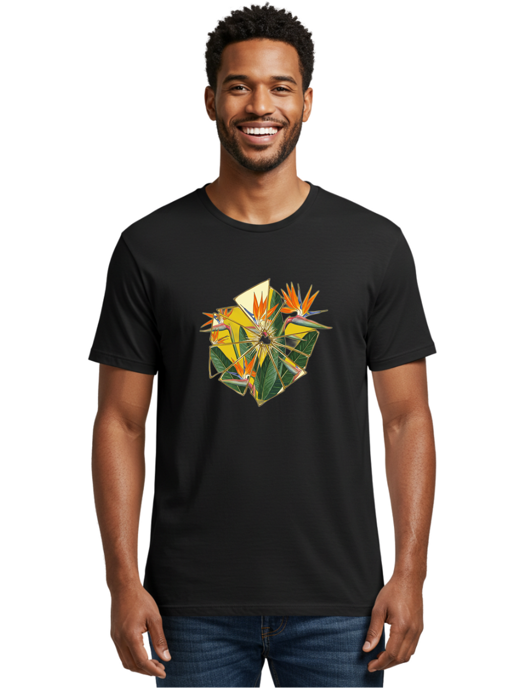 Bird-Of-Paradise Men'S Graphic Tee, 100% Cotton, Comfortable Casual Summer Wear, Machine Washable, Vintage Camera, Old Camera, Antique Camera, Black Camera, Classic Photography, Photography Equipment, Nostalgic Device, Film Camera, Camera Art Bak052