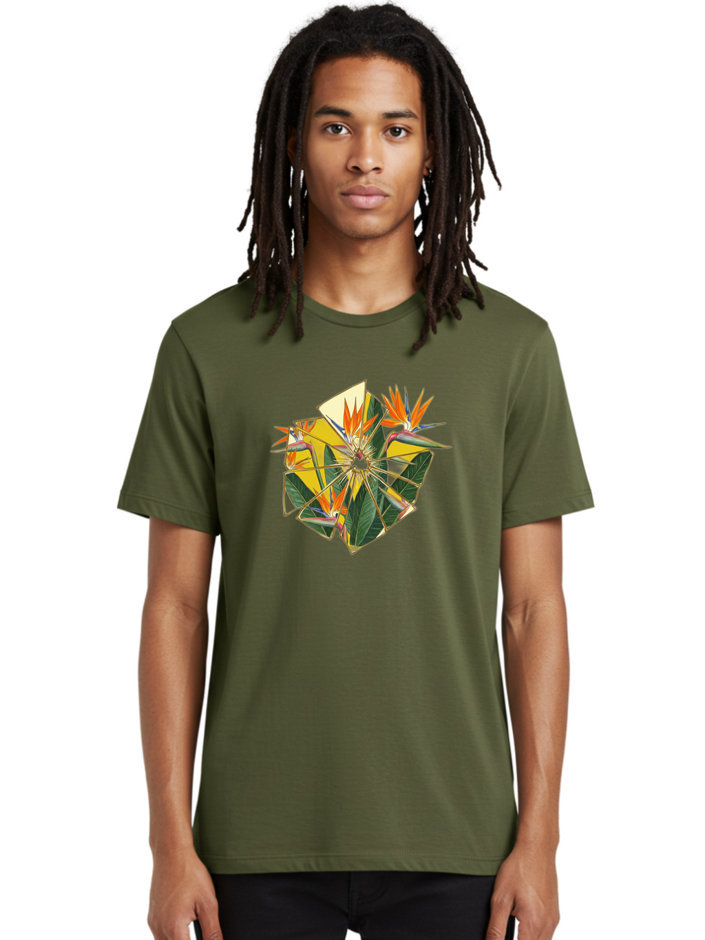 Bird-Of-Paradise Men'S Graphic Tee, 100% Cotton, Comfortable Casual Summer Wear, Machine Washable, Vintage Camera, Old Camera, Antique Camera, Black Camera, Classic Photography, Photography Equipment, Nostalgic Device, Film Camera, Camera Art Bak052