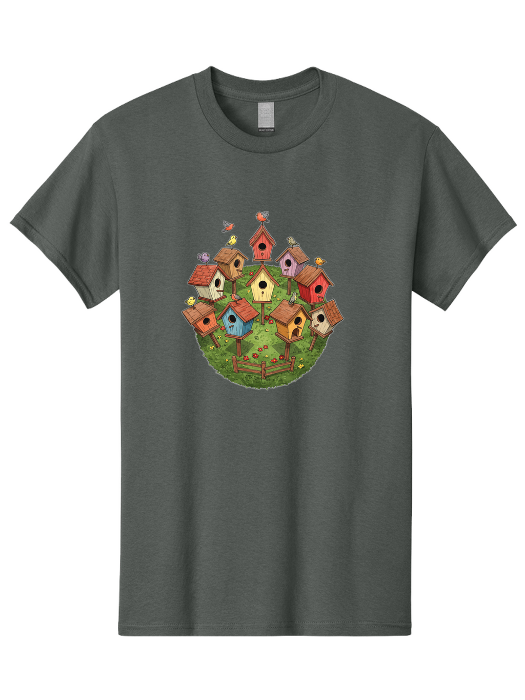 Birdhouses-1 Men'S Graphic Tee, 100% Cotton, Comfortable Casual Summer Wear, Machine Washable, Vintage Camera, Old Camera, Antique Camera, Black Camera, Classic Photography, Photography Equipment, Nostalgic Device, Film Camera, Camera Art Bak053