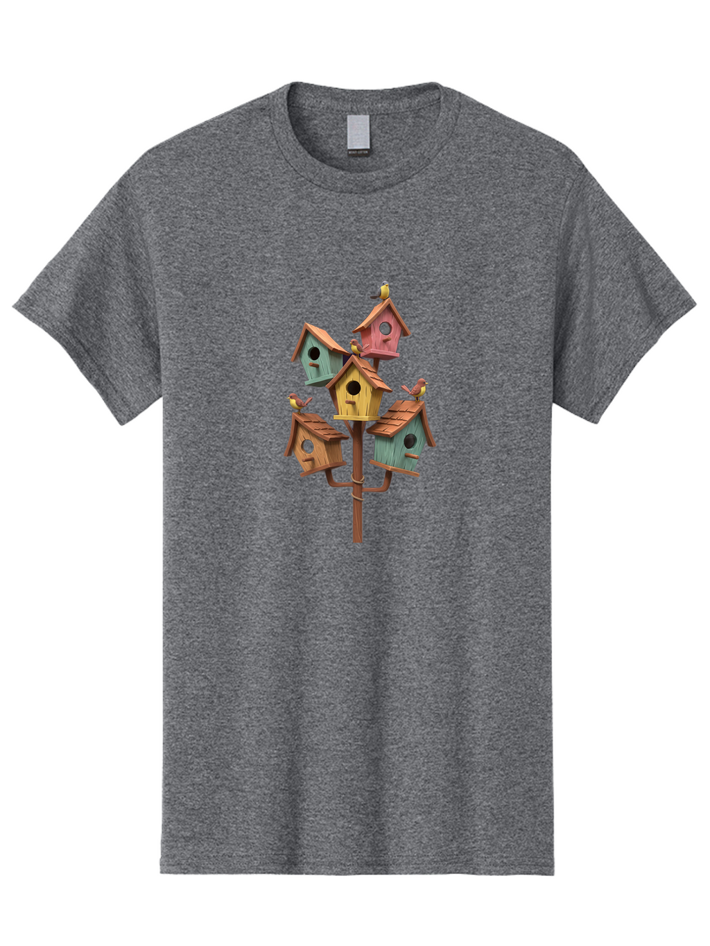 Birdhouses Men'S Graphic Tee, 100% Cotton, Comfortable Casual Summer Wear, Machine Washable, Vintage Camera, Old Camera, Antique Camera, Black Camera, Classic Photography, Photography Equipment, Nostalgic Device, Film Camera, Camera Art Bak054