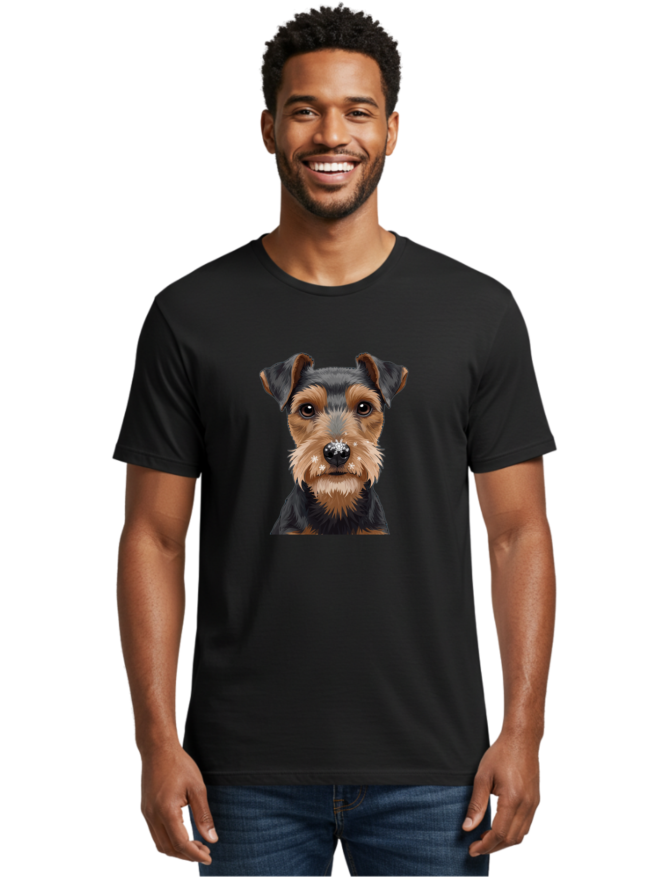 Black-And-Tan-Terrier Men'S Graphic Tee, 100% Cotton, Comfortable Casual Summer Wear, Machine Washable, Vintage Camera, Old Camera, Antique Camera, Black Camera, Classic Photography, Photography Equipment, Nostalgic Device, Film Camera, Bak055