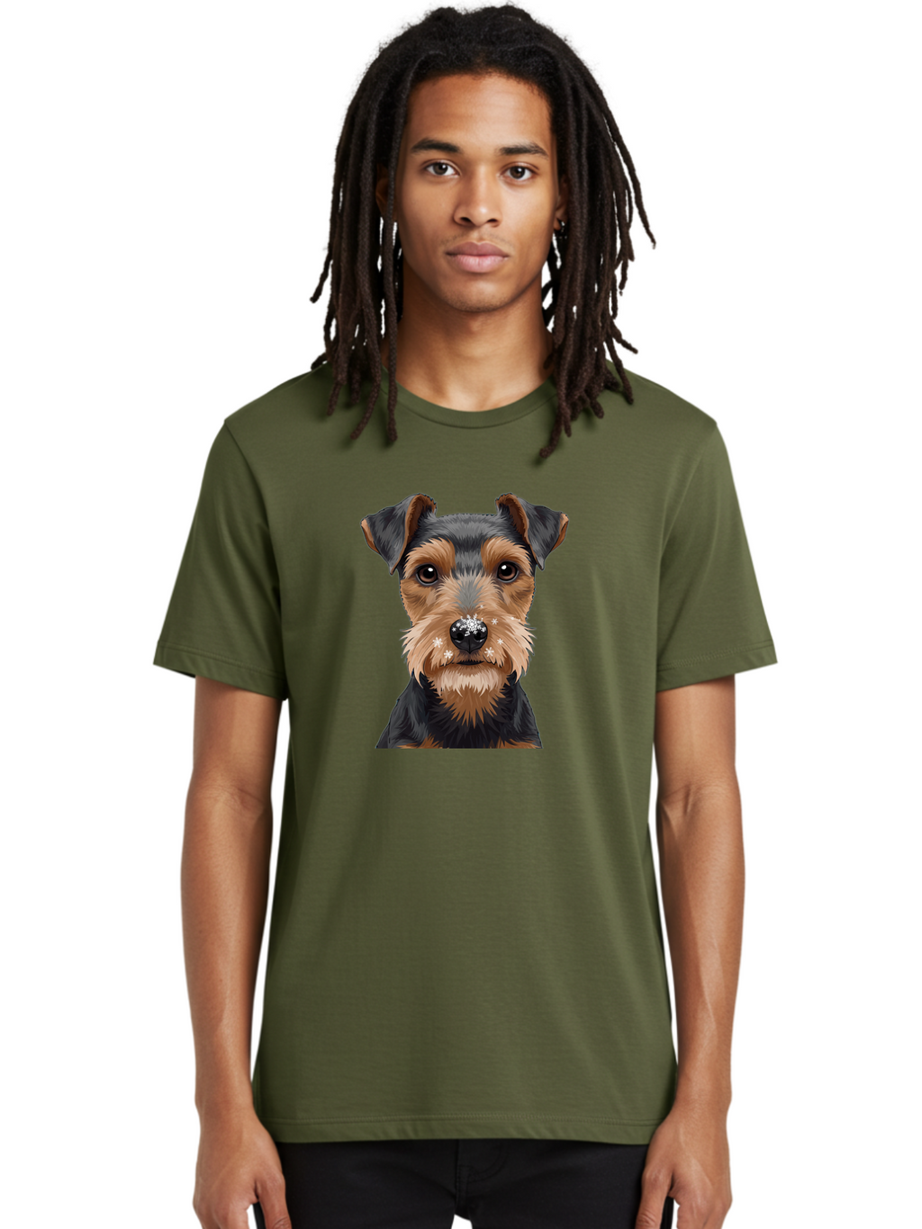 Black-And-Tan-Terrier Men'S Graphic Tee, 100% Cotton, Comfortable Casual Summer Wear, Machine Washable, Vintage Camera, Old Camera, Antique Camera, Black Camera, Classic Photography, Photography Equipment, Nostalgic Device, Film Camera, Bak055