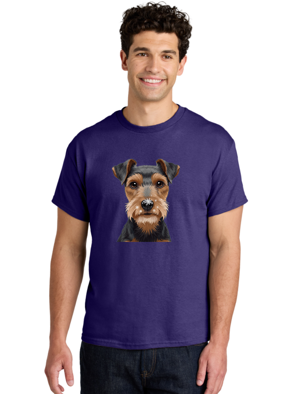 Black-And-Tan-Terrier Men'S Graphic Tee, 100% Cotton, Comfortable Casual Summer Wear, Machine Washable, Vintage Camera, Old Camera, Antique Camera, Black Camera, Classic Photography, Photography Equipment, Nostalgic Device, Film Camera, Bak055