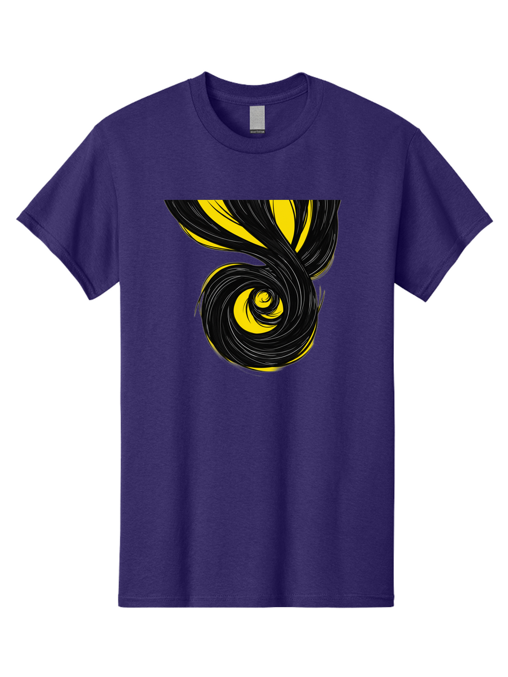 Black-And-Yellow-Swirl Men'S Graphic Tee, 100% Cotton, Comfortable Casual Summer Wear, Machine Washable, Vintage Camera, Old Camera, Antique Camera, Black Camera, Classic Photography, Photography Equipment, Nostalgic Device, Film Camera, Bak056