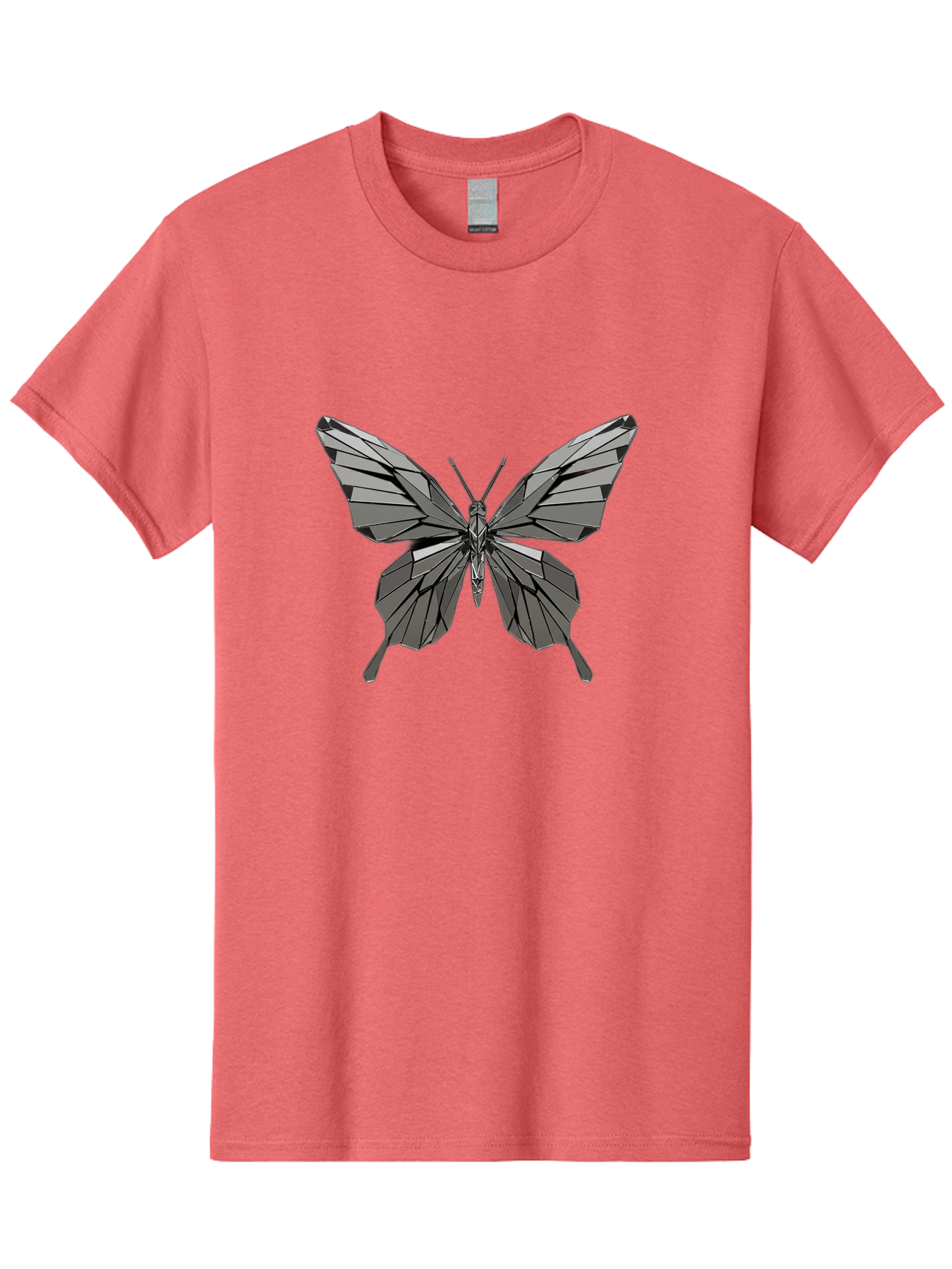 Black-Butterfly-1 Men'S Graphic Tee, 100% Cotton, Comfortable Casual Summer Wear, Machine Washable, Vintage Camera, Old Camera, Antique Camera, Black Camera, Classic Photography, Photography Equipment, Nostalgic Device, Film Camera, Camera Art Bak058