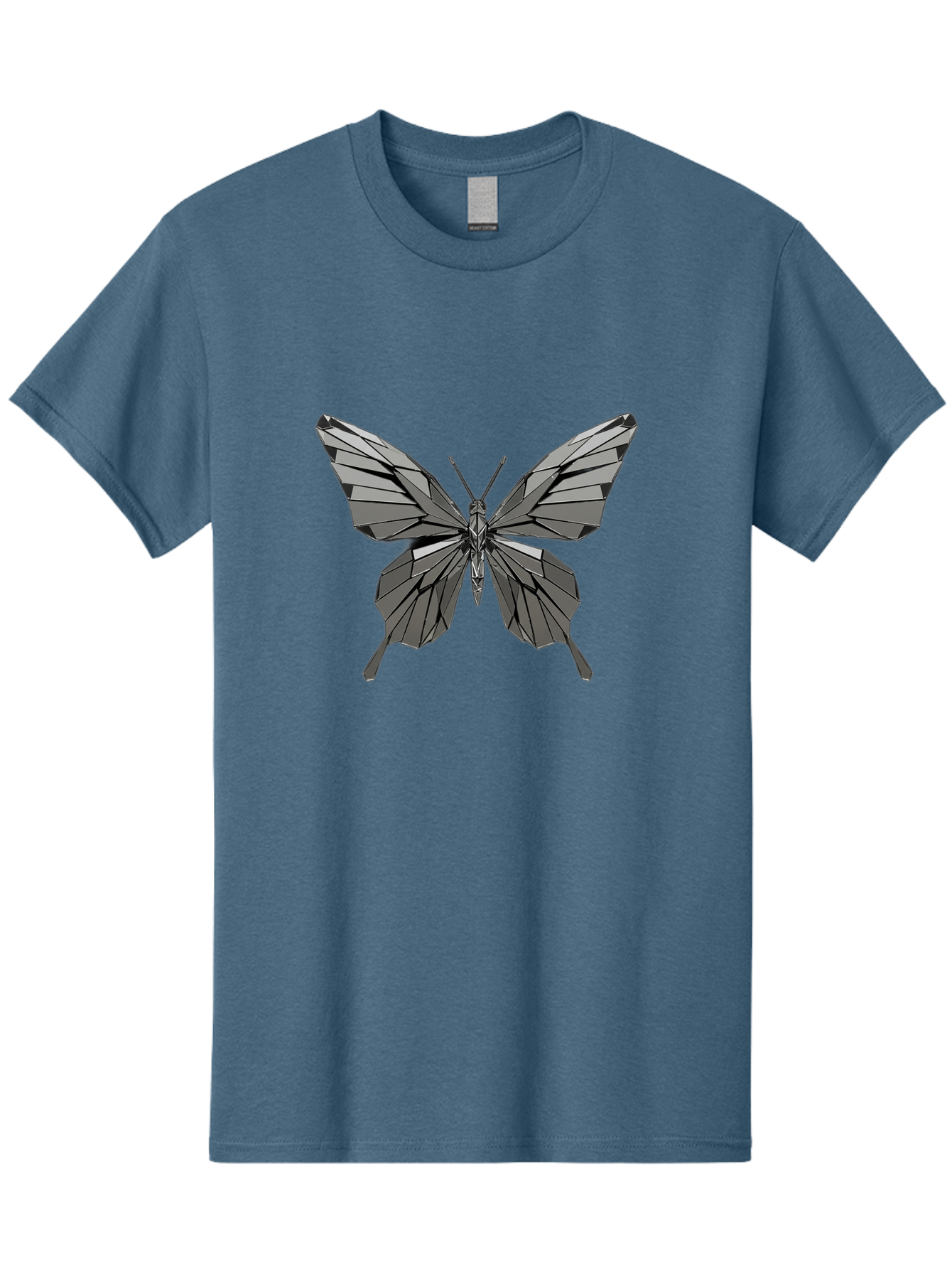 Black-Butterfly-1 Men'S Graphic Tee, 100% Cotton, Comfortable Casual Summer Wear, Machine Washable, Vintage Camera, Old Camera, Antique Camera, Black Camera, Classic Photography, Photography Equipment, Nostalgic Device, Film Camera, Camera Art Bak058