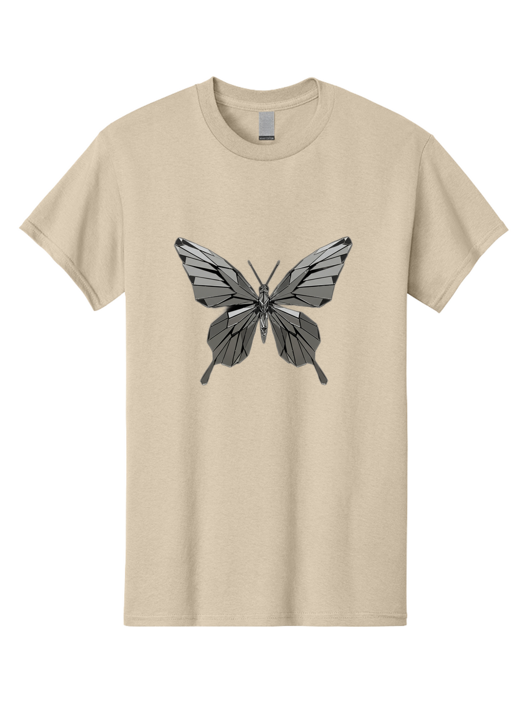 Black-Butterfly-1 Men'S Graphic Tee, 100% Cotton, Comfortable Casual Summer Wear, Machine Washable, Vintage Camera, Old Camera, Antique Camera, Black Camera, Classic Photography, Photography Equipment, Nostalgic Device, Film Camera, Camera Art Bak058