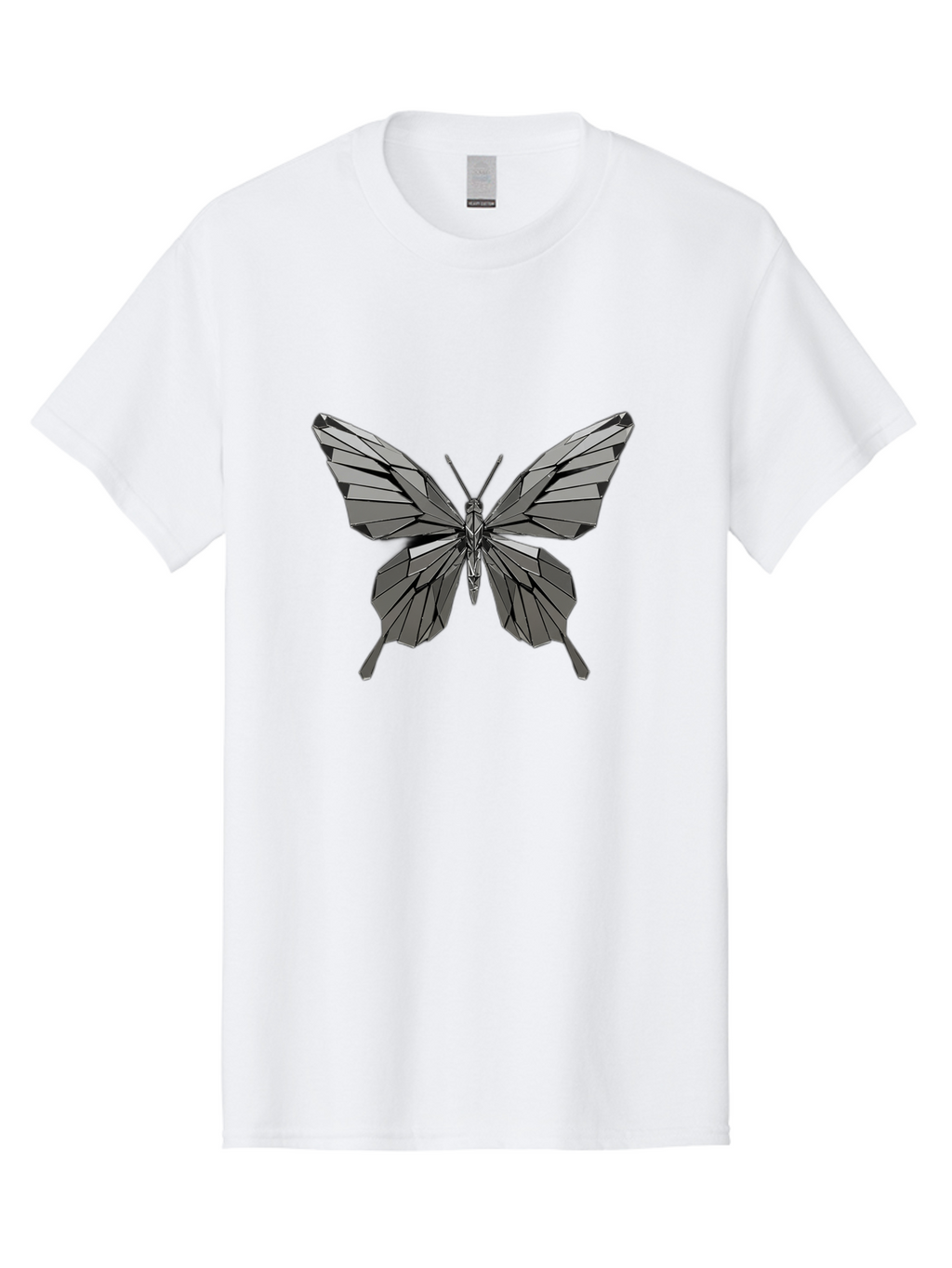 Black-Butterfly-1 Men'S Graphic Tee, 100% Cotton, Comfortable Casual Summer Wear, Machine Washable, Vintage Camera, Old Camera, Antique Camera, Black Camera, Classic Photography, Photography Equipment, Nostalgic Device, Film Camera, Camera Art Bak058
