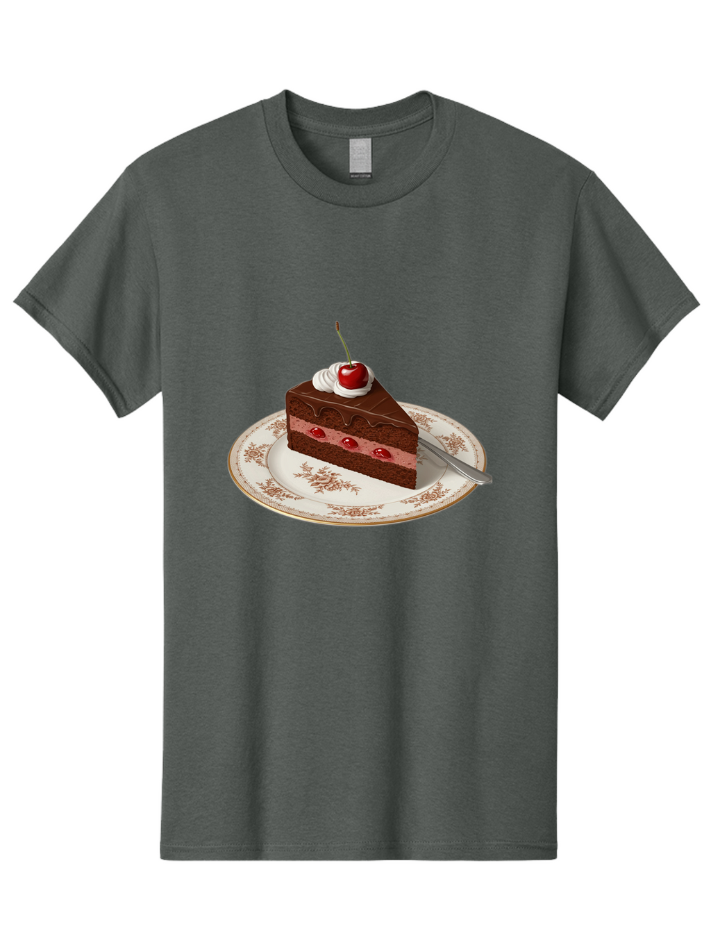 Black-Forest-Cake Men'S Graphic Tee, 100% Cotton, Comfortable Casual Summer Wear, Machine Washable, Vintage Camera, Old Camera, Antique Camera, Black Camera, Classic Photography, Photography Equipment, Nostalgic Device, Film Camera, Camera Art Bak069