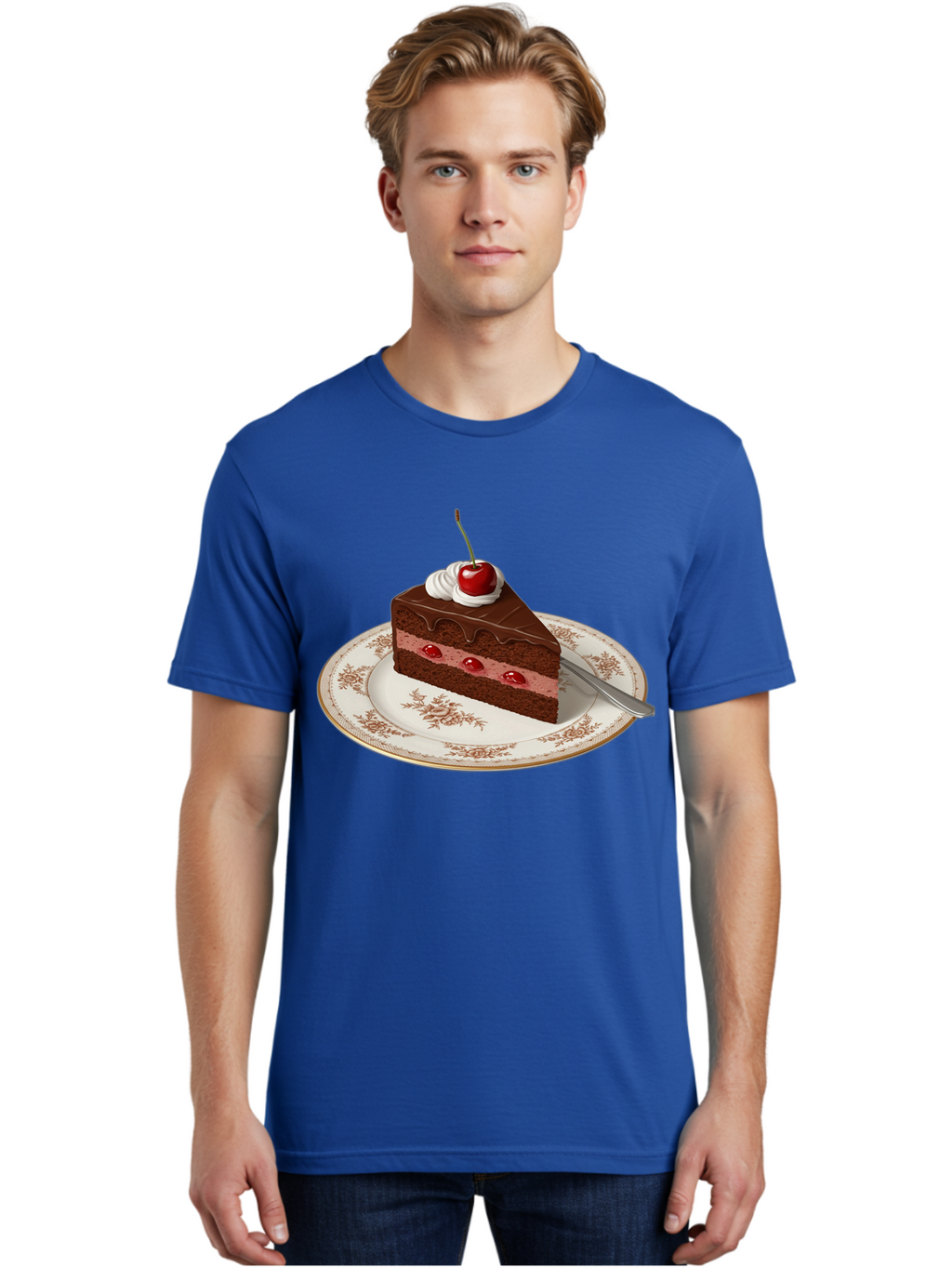 Black-Forest-Cake Men'S Graphic Tee, 100% Cotton, Comfortable Casual Summer Wear, Machine Washable, Vintage Camera, Old Camera, Antique Camera, Black Camera, Classic Photography, Photography Equipment, Nostalgic Device, Film Camera, Camera Art Bak069