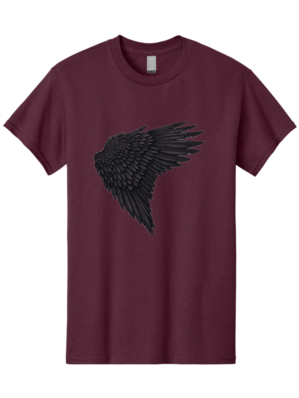 Black-Wing-1 Men'S Graphic Tee, 100% Cotton, Comfortable Casual Summer Wear, Machine Washable, Vintage Camera, Old Camera, Antique Camera, Black Camera, Classic Photography, Photography Equipment, Nostalgic Device, Film Camera, Camera Art Bak070