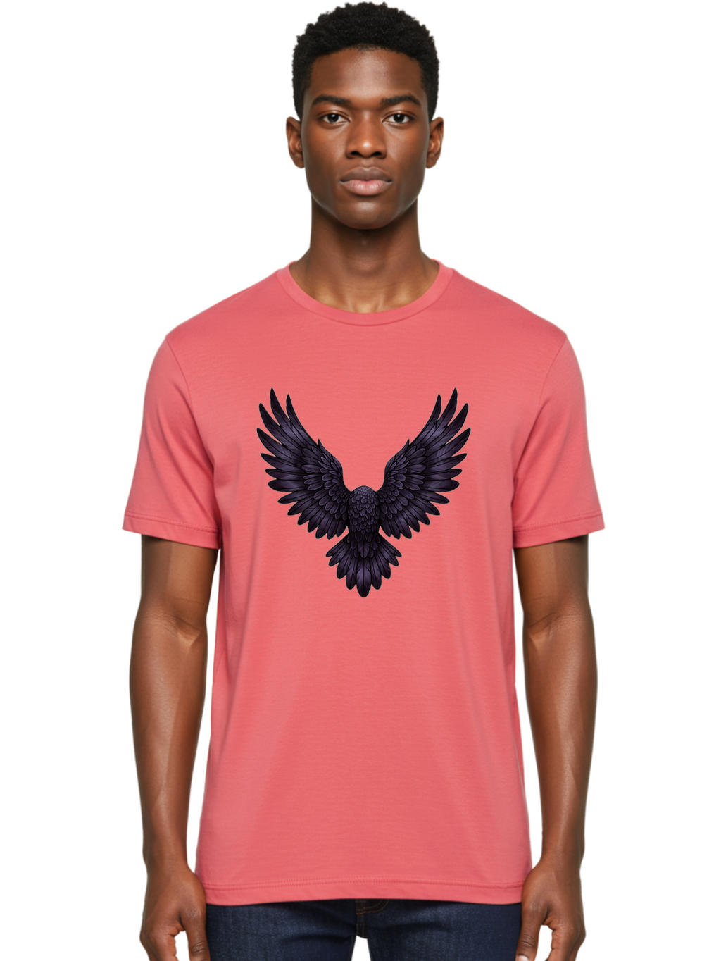 Black-Wings-1 Men'S Graphic Tee, 100% Cotton, Comfortable Casual Summer Wear, Machine Washable, Vintage Camera, Old Camera, Antique Camera, Black Camera, Classic Photography, Photography Equipment, Nostalgic Device, Film Camera, Camera Art Bak072