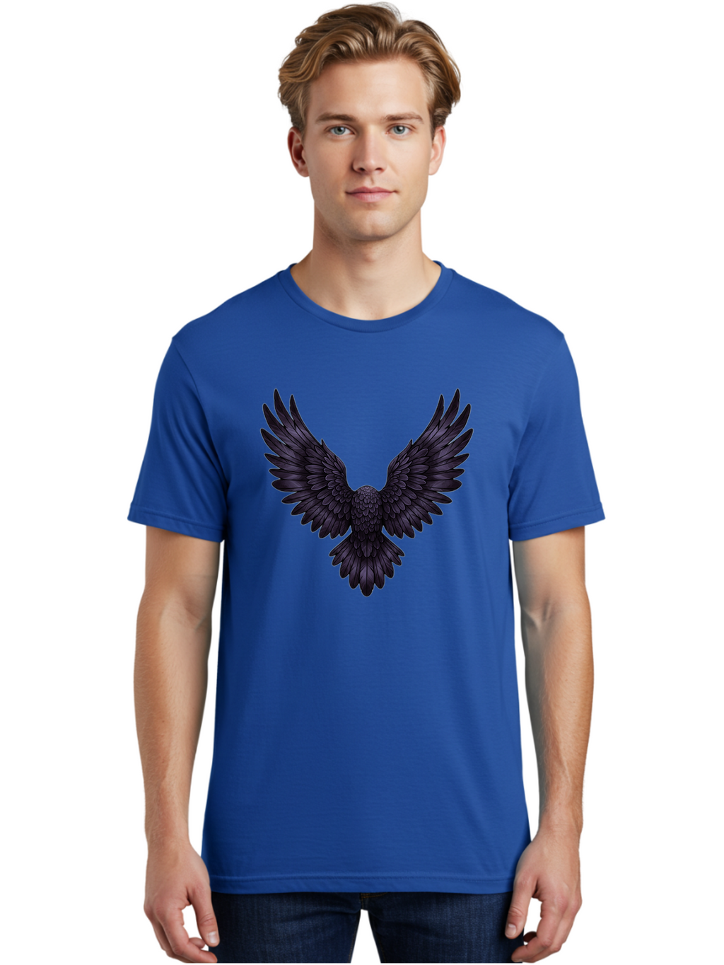 Black-Wings-1 Men'S Graphic Tee, 100% Cotton, Comfortable Casual Summer Wear, Machine Washable, Vintage Camera, Old Camera, Antique Camera, Black Camera, Classic Photography, Photography Equipment, Nostalgic Device, Film Camera, Camera Art Bak072