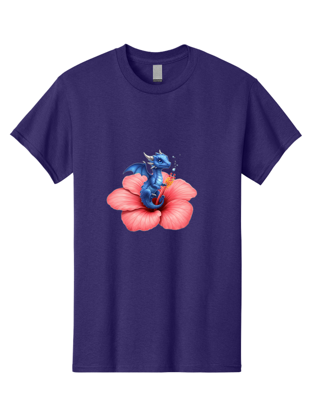 Blue-Dragon-On-Hibiscus-Flower Men'S Graphic Tee, 100% Cotton, Comfortable Casual Summer Wear, Machine Washable, Vintage Camera, Old Camera, Antique Camera, Black Camera, Classic Photography, Photography Equipment, Nostalgic Device, Bak079