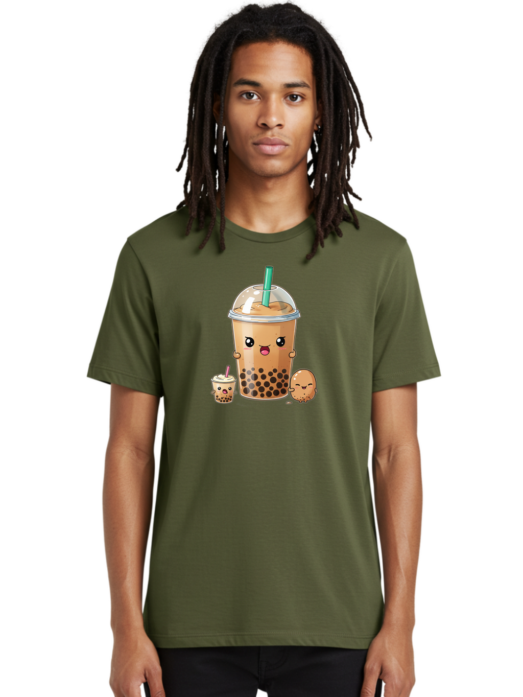 Boba-Tea-1 Men'S Graphic Tee, 100% Cotton, Comfortable Casual Summer Wear, Machine Washable, Vintage Camera, Old Camera, Antique Camera, Black Camera, Classic Photography, Photography Equipment, Nostalgic Device, Film Camera, Camera Art Bak085