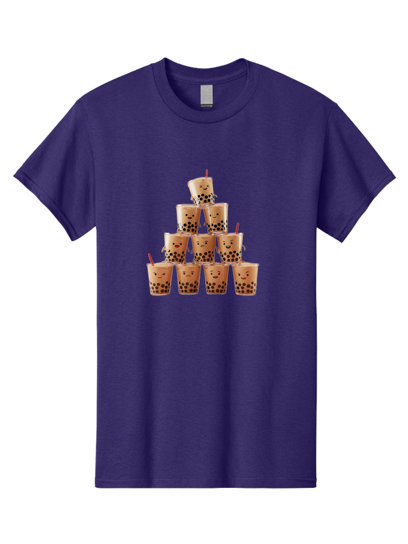 Boba-Tea-Pyramid Men'S Graphic Tee, 100% Cotton, Comfortable Casual Summer Wear, Machine Washable, Vintage Camera, Old Camera, Antique Camera, Black Camera, Classic Photography, Photography Equipment, Nostalgic Device, Film Camera, Camera Art Bak086