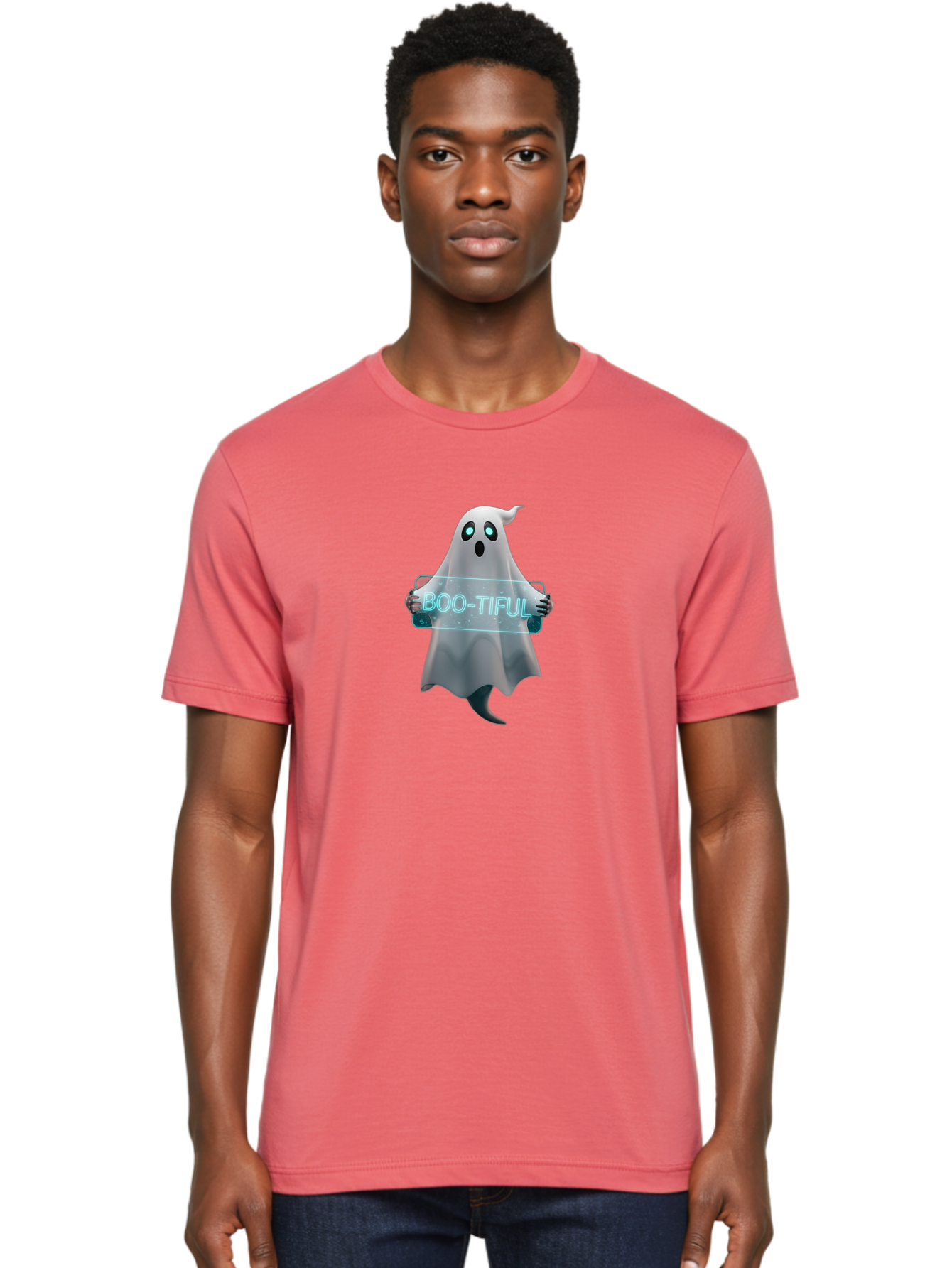 Boo-Tiful-3 Men'S Graphic Tee, 100% Cotton, Comfortable Casual Summer Wear, Machine Washable, Vintage Camera, Old Camera, Antique Camera, Black Camera, Classic Photography, Photography Equipment, Nostalgic Device, Film Camera, Camera Art Bak090