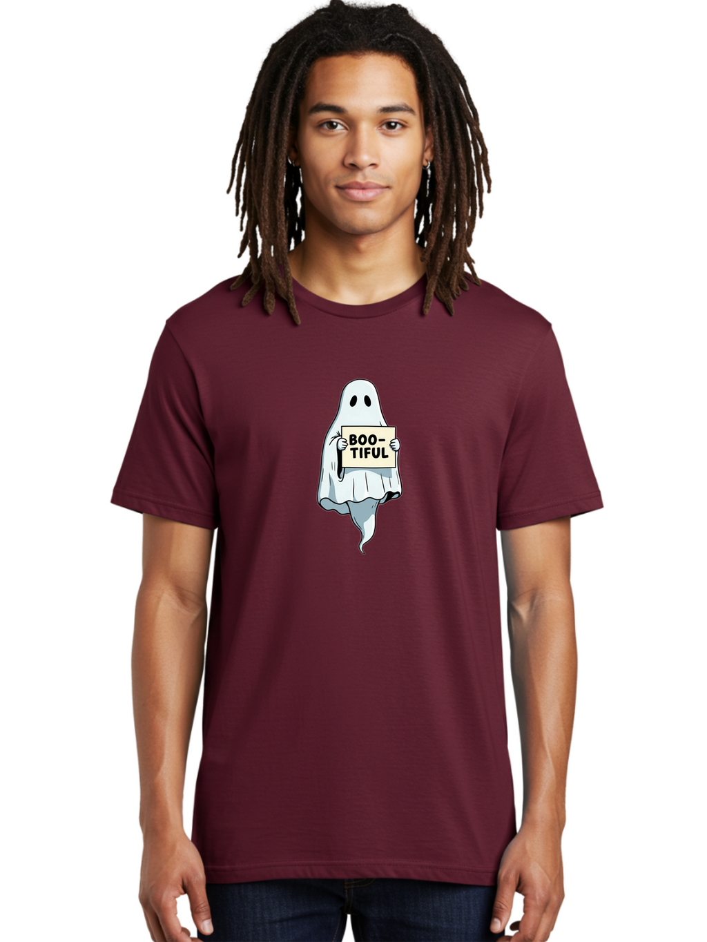 Boo-Tiful-4 Men'S Graphic Tee, 100% Cotton, Comfortable Casual Summer Wear, Machine Washable, Vintage Camera, Old Camera, Antique Camera, Black Camera, Classic Photography, Photography Equipment, Nostalgic Device, Film Camera, Camera Art Bak091
