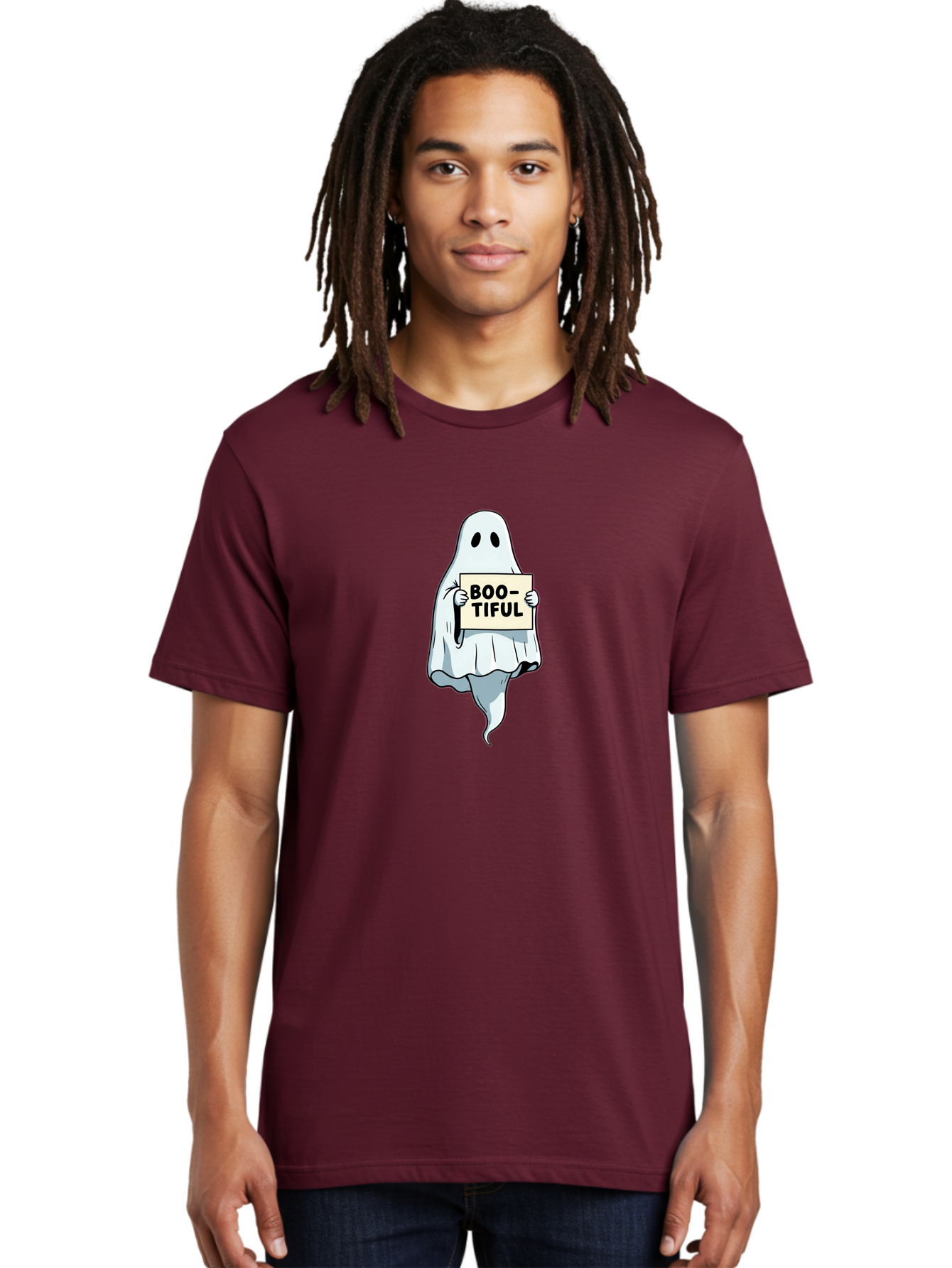 Boo-Tiful-4 Men'S Graphic Tee, 100% Cotton, Comfortable Casual Summer Wear, Machine Washable, Vintage Camera, Old Camera, Antique Camera, Black Camera, Classic Photography, Photography Equipment, Nostalgic Device, Film Camera, Camera Art Bak091