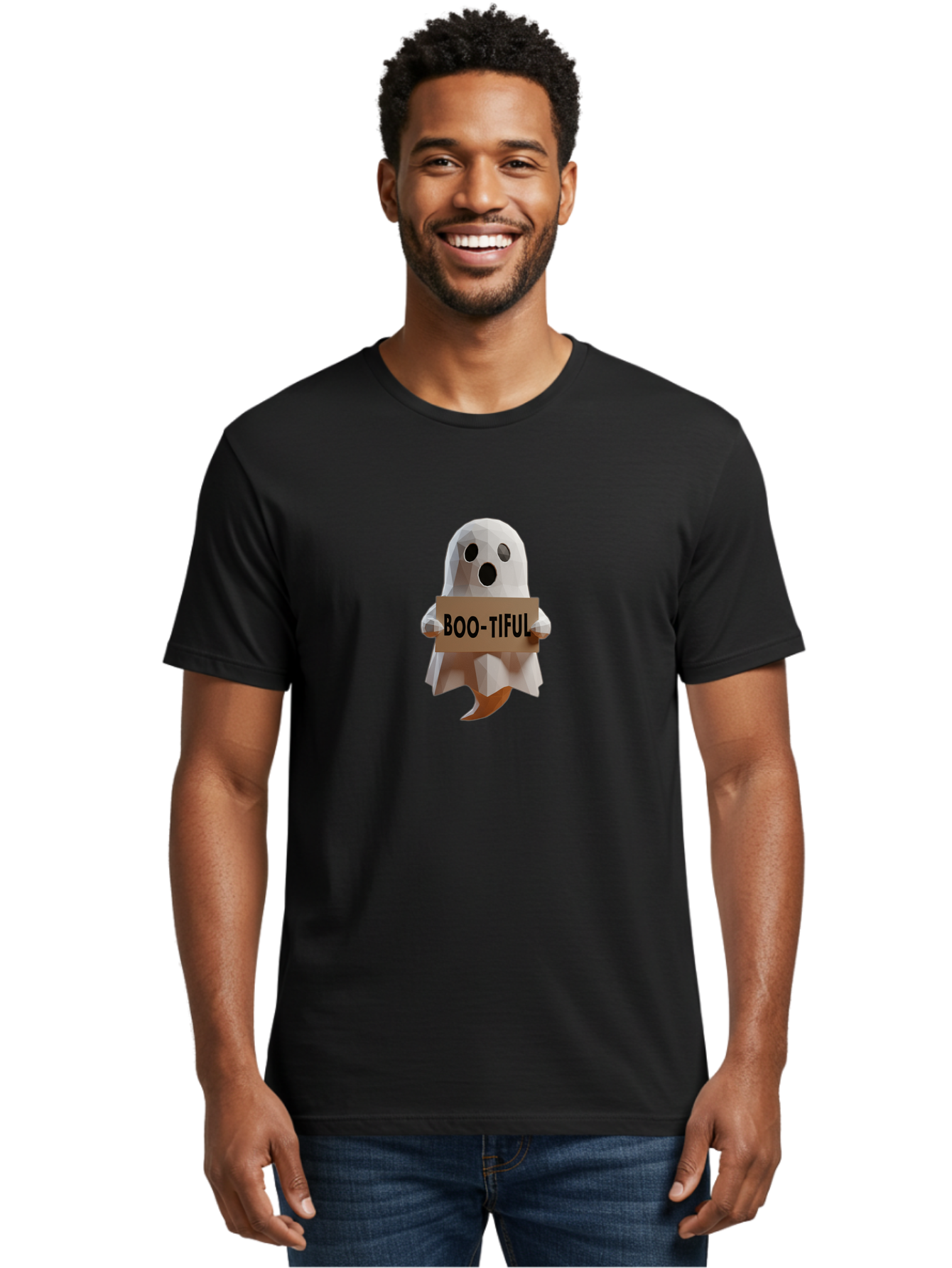 Boo-Tiful-5 Men'S Graphic Tee, 100% Cotton, Comfortable Casual Summer Wear, Machine Washable, Vintage Camera, Old Camera, Antique Camera, Black Camera, Classic Photography, Photography Equipment, Nostalgic Device, Film Camera, Camera Art Bak092