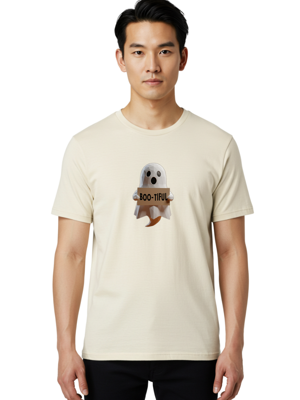 Boo-Tiful-5 Men'S Graphic Tee, 100% Cotton, Comfortable Casual Summer Wear, Machine Washable, Vintage Camera, Old Camera, Antique Camera, Black Camera, Classic Photography, Photography Equipment, Nostalgic Device, Film Camera, Camera Art Bak092