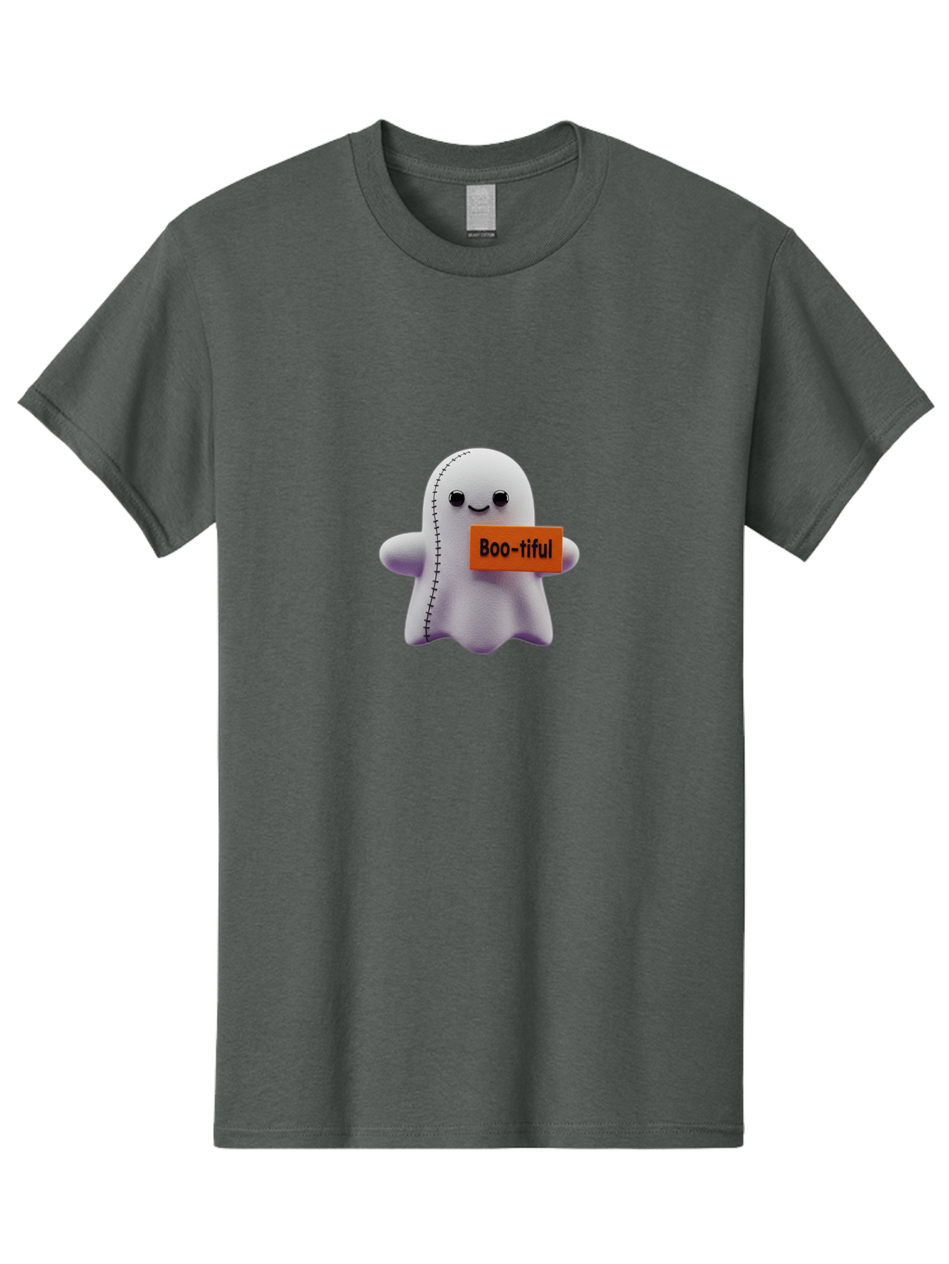 Boo-Tiful-Ghost-1 Men'S Graphic Tee, 100% Cotton, Comfortable Casual Summer Wear, Machine Washable, Vintage Camera, Old Camera, Antique Camera, Black Camera, Classic Photography, Photography Equipment, Nostalgic Device, Film Camera, Camera Art Bak093