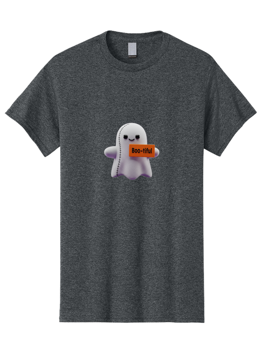 Boo-Tiful-Ghost-1 Men'S Graphic Tee, 100% Cotton, Comfortable Casual Summer Wear, Machine Washable, Vintage Camera, Old Camera, Antique Camera, Black Camera, Classic Photography, Photography Equipment, Nostalgic Device, Film Camera, Camera Art Bak093