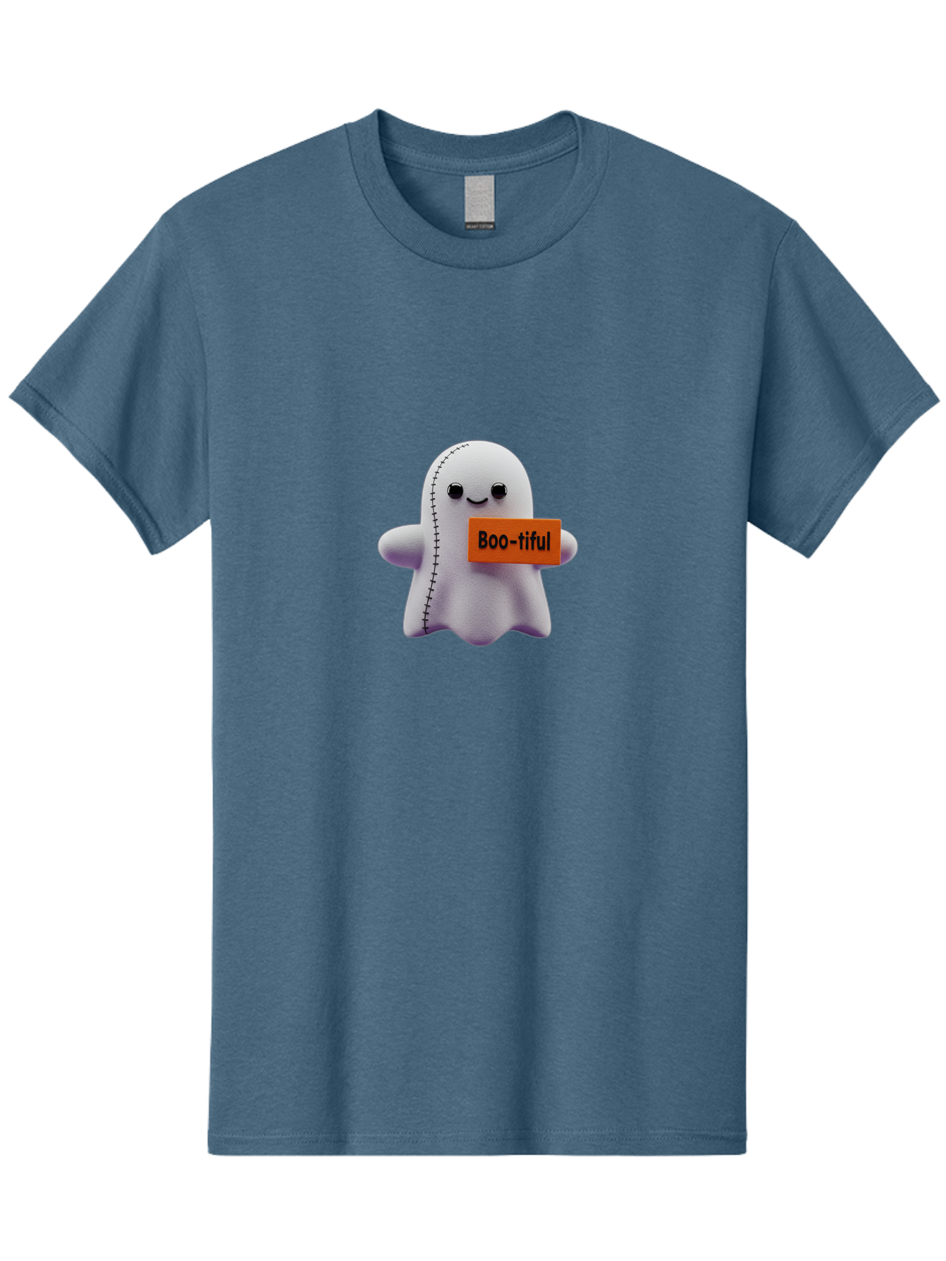 Boo-Tiful-Ghost-1 Men'S Graphic Tee, 100% Cotton, Comfortable Casual Summer Wear, Machine Washable, Vintage Camera, Old Camera, Antique Camera, Black Camera, Classic Photography, Photography Equipment, Nostalgic Device, Film Camera, Camera Art Bak093