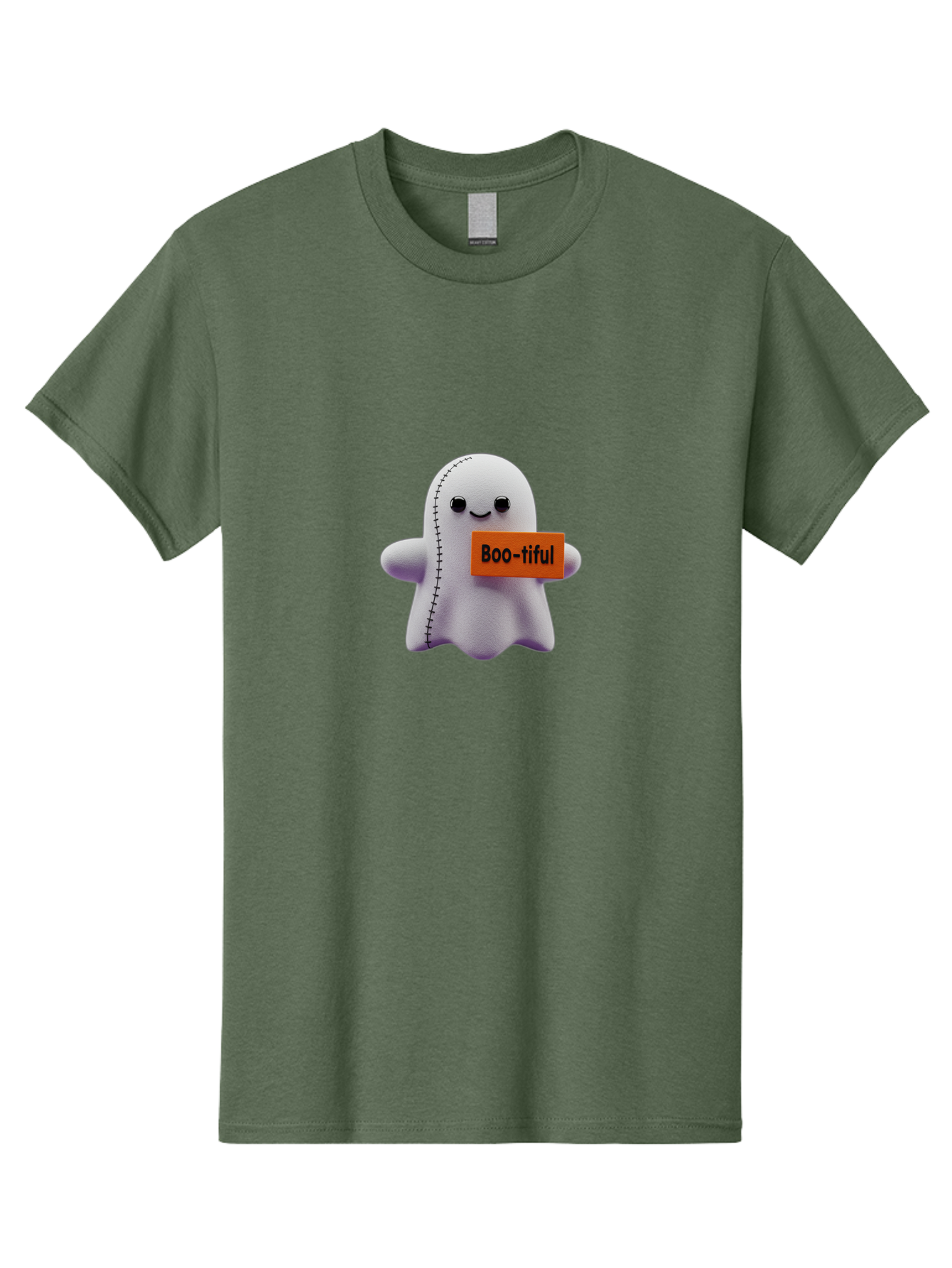 Boo-Tiful-Ghost-1 Men'S Graphic Tee, 100% Cotton, Comfortable Casual Summer Wear, Machine Washable, Vintage Camera, Old Camera, Antique Camera, Black Camera, Classic Photography, Photography Equipment, Nostalgic Device, Film Camera, Camera Art Bak093