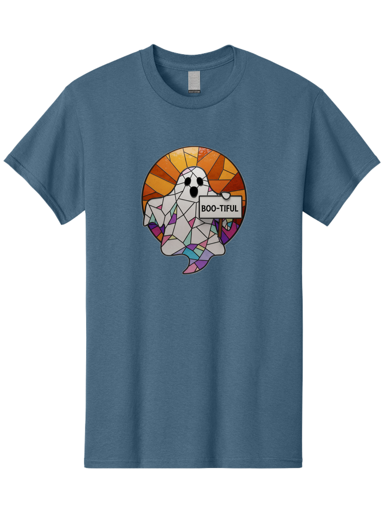 Boo-Tiful-Ghost-2 Men'S Graphic Tee, 100% Cotton, Comfortable Casual Summer Wear, Machine Washable, Vintage Camera, Old Camera, Antique Camera, Black Camera, Classic Photography, Photography Equipment, Nostalgic Device, Film Camera, Camera Art Bak094