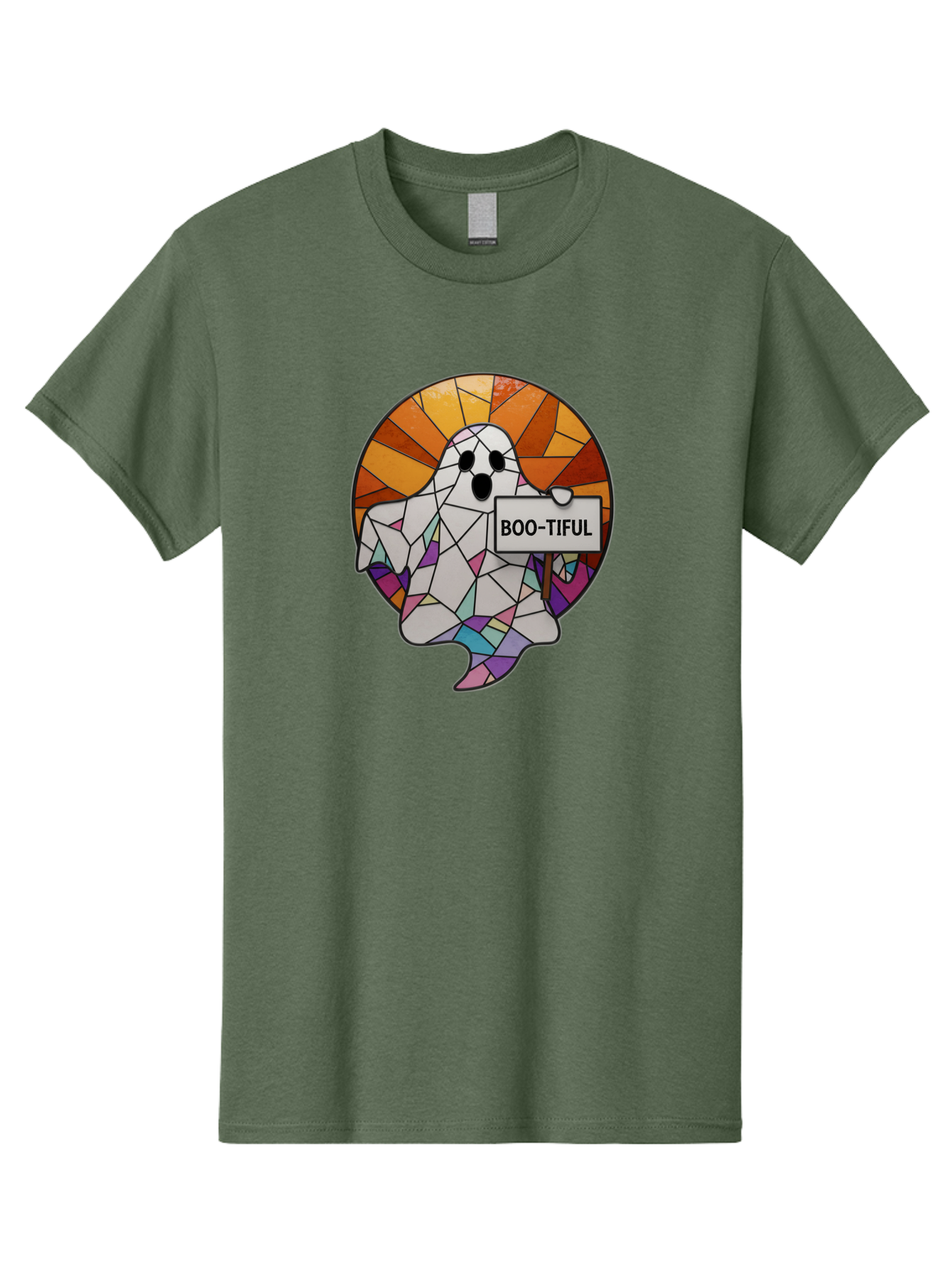 Boo-Tiful-Ghost-2 Men'S Graphic Tee, 100% Cotton, Comfortable Casual Summer Wear, Machine Washable, Vintage Camera, Old Camera, Antique Camera, Black Camera, Classic Photography, Photography Equipment, Nostalgic Device, Film Camera, Camera Art Bak094