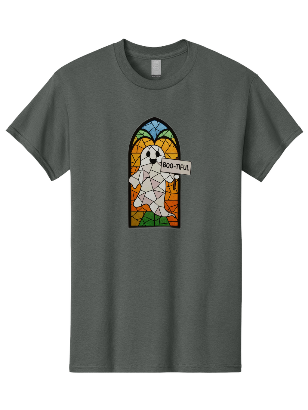 Boo-Tiful-Ghost-6 Men'S Graphic Tee, 100% Cotton, Comfortable Casual Summer Wear, Machine Washable, Vintage Camera, Old Camera, Antique Camera, Black Camera, Classic Photography, Photography Equipment, Nostalgic Device, Film Camera, Camera Art Bak098