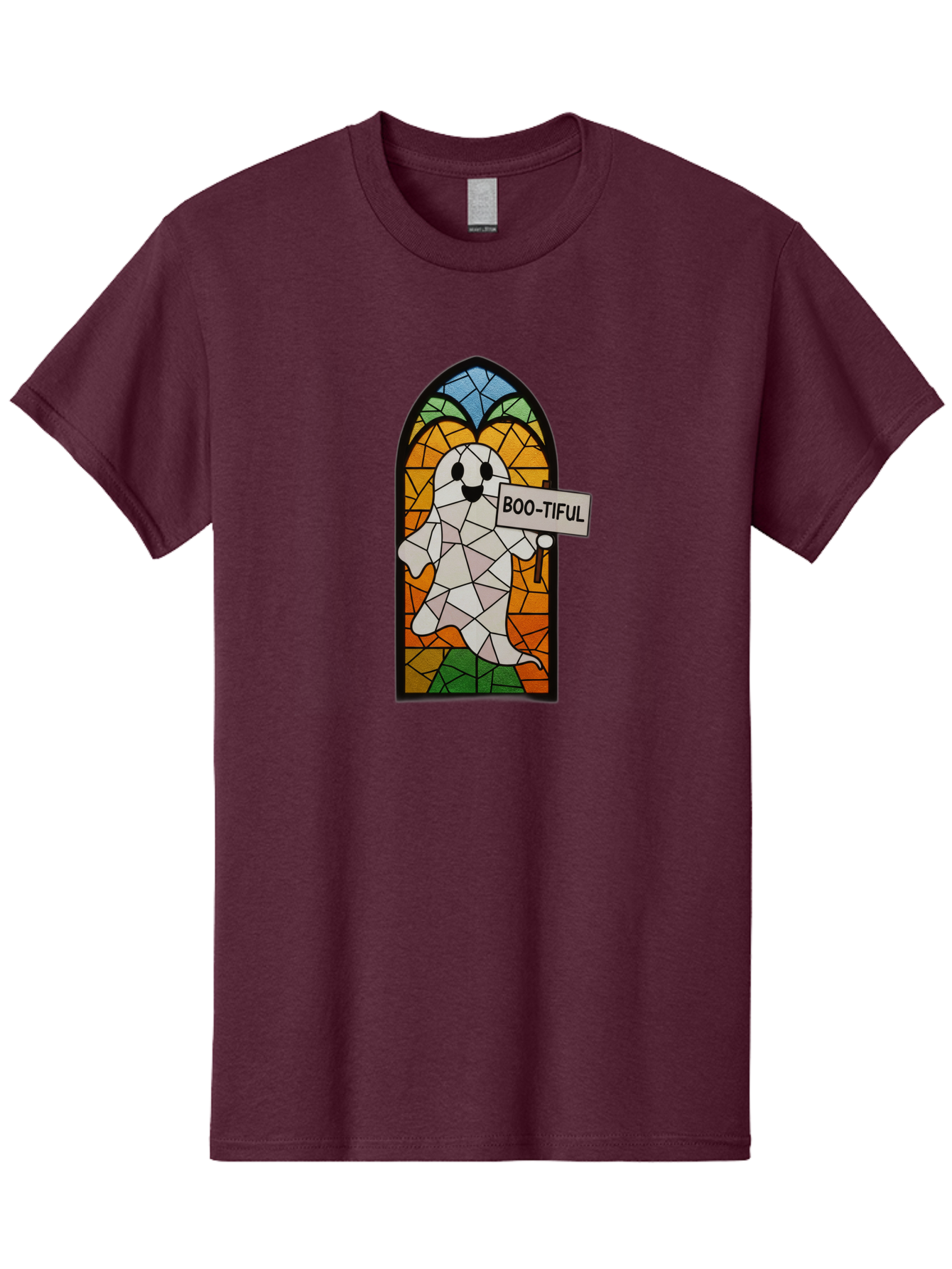 Boo-Tiful-Ghost-6 Men'S Graphic Tee, 100% Cotton, Comfortable Casual Summer Wear, Machine Washable, Vintage Camera, Old Camera, Antique Camera, Black Camera, Classic Photography, Photography Equipment, Nostalgic Device, Film Camera, Camera Art Bak098