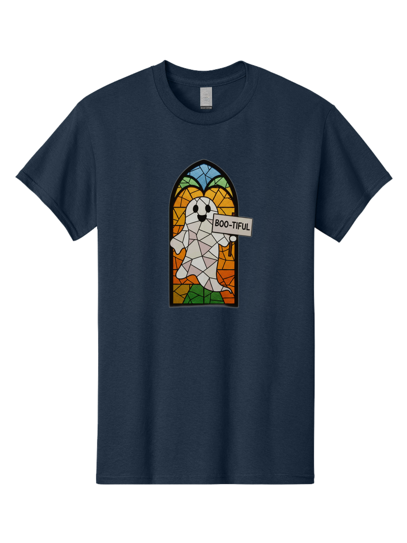 Boo-Tiful-Ghost-6 Men'S Graphic Tee, 100% Cotton, Comfortable Casual Summer Wear, Machine Washable, Vintage Camera, Old Camera, Antique Camera, Black Camera, Classic Photography, Photography Equipment, Nostalgic Device, Film Camera, Camera Art Bak098
