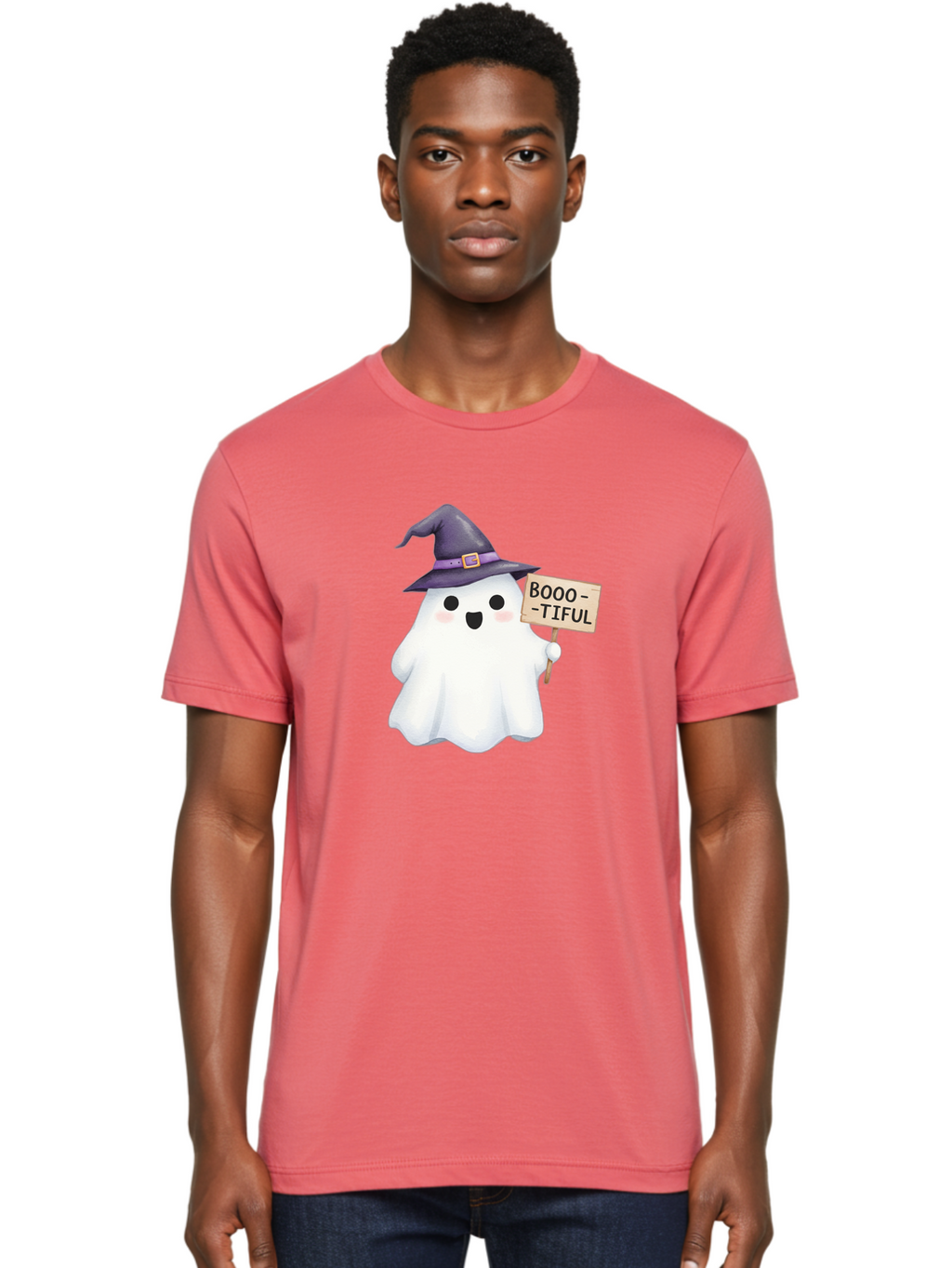 Booo-Tiful-Ghost Men'S Graphic Tee, 100% Cotton, Comfortable Casual Summer Wear, Machine Washable, Vintage Camera, Old Camera, Antique Camera, Black Camera, Classic Photography, Photography Equipment, Nostalgic Device, Film Camera, Camera Art Bak101