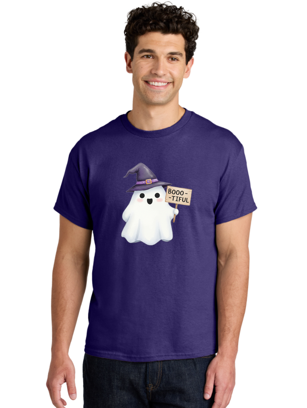Booo-Tiful-Ghost Men'S Graphic Tee, 100% Cotton, Comfortable Casual Summer Wear, Machine Washable, Vintage Camera, Old Camera, Antique Camera, Black Camera, Classic Photography, Photography Equipment, Nostalgic Device, Film Camera, Camera Art Bak101