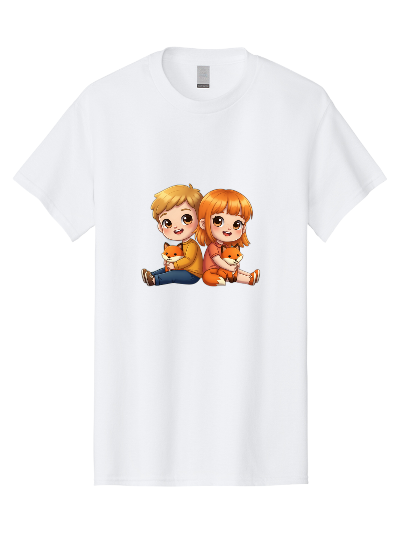 Boy-And-Girl-With-Foxes Men'S Graphic Tee, 100% Cotton, Comfortable Casual Summer Wear, Machine Washable, Vintage Camera, Old Camera, Antique Camera, Black Camera, Classic Photography, Photography Equipment, Nostalgic Device, Film Camera, Bak104