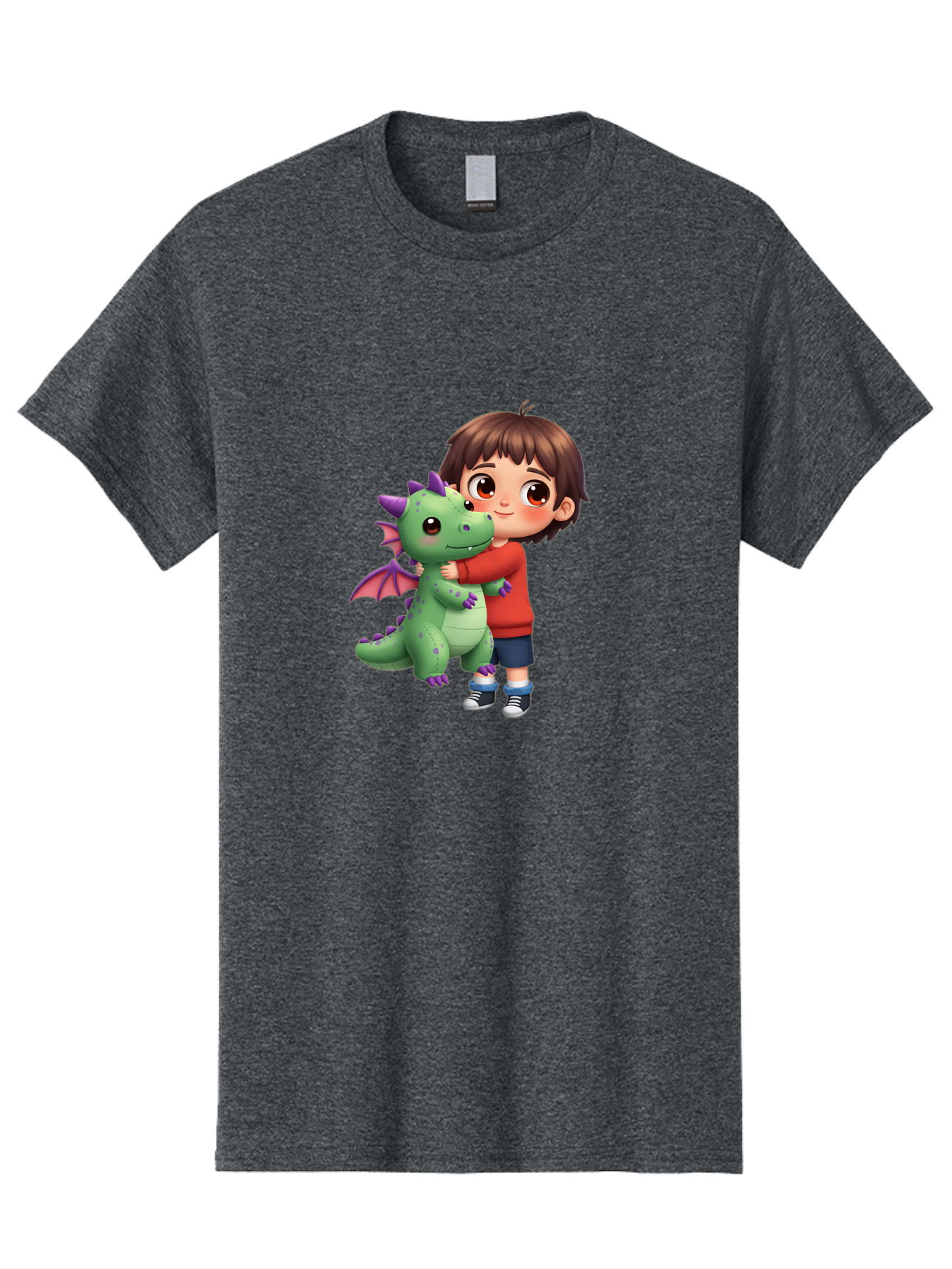Boy-Hugging-Dragon Men'S Graphic Tee, 100% Cotton, Comfortable Casual Summer Wear, Machine Washable, Vintage Camera, Old Camera, Antique Camera, Black Camera, Classic Photography, Photography Equipment, Nostalgic Device, Film Camera, Bak105