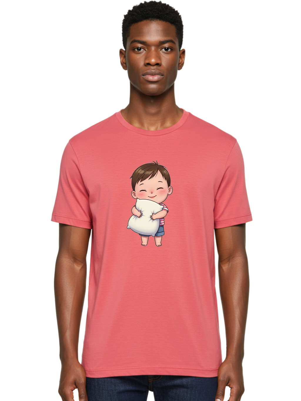 Boy-Hugging-Pillow Men'S Graphic Tee, 100% Cotton, Comfortable Casual Summer Wear, Machine Washable, Vintage Camera, Old Camera, Antique Camera, Black Camera, Classic Photography, Photography Equipment, Nostalgic Device, Film Camera, Bak106
