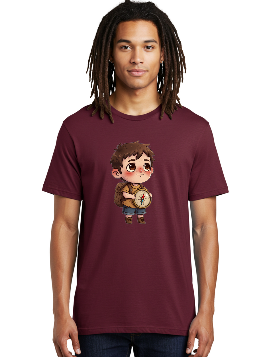 Boy-With-Compass Men'S Graphic Tee, 100% Cotton, Comfortable Casual Summer Wear, Machine Washable, Vintage Camera, Old Camera, Antique Camera, Black Camera, Classic Photography, Photography Equipment, Nostalgic Device, Film Camera, Camera Art Bak107