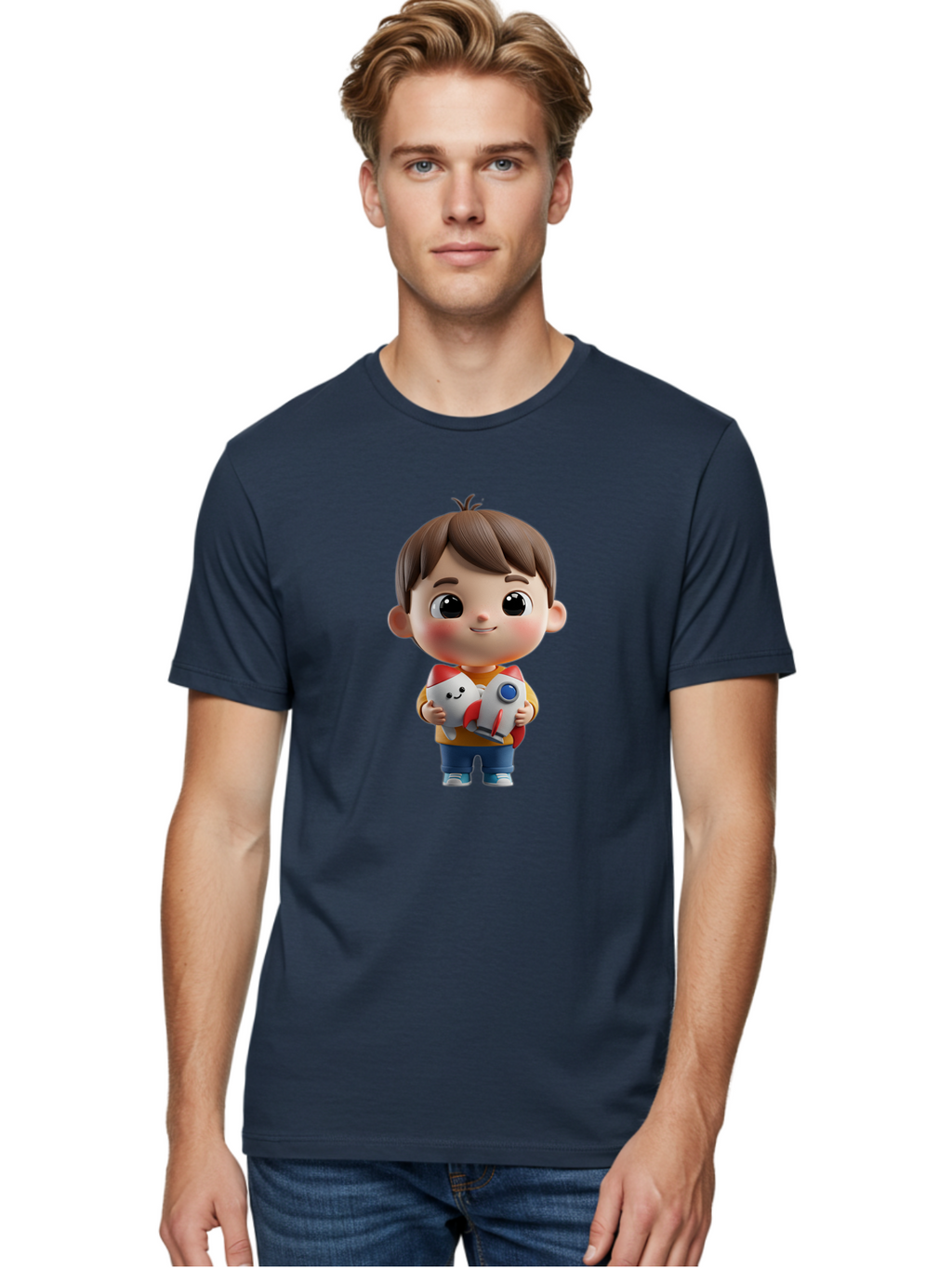 Boy-With-Rocket Men'S Graphic Tee, 100% Cotton, Comfortable Casual Summer Wear, Machine Washable, Vintage Camera, Old Camera, Antique Camera, Black Camera, Classic Photography, Photography Equipment, Nostalgic Device, Film Camera, Camera Art Bak108