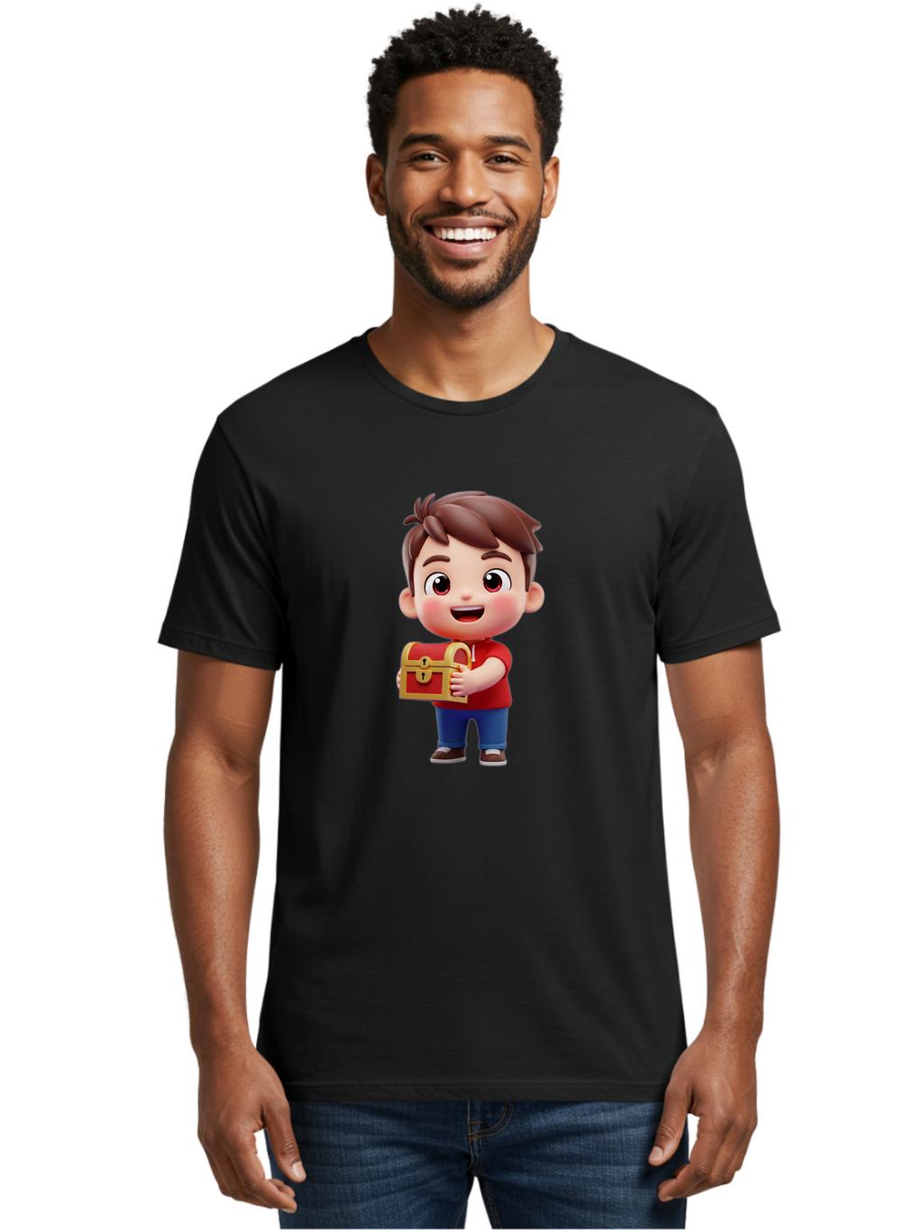 Boy-With-Treasure-Chest Men'S Graphic Tee, 100% Cotton, Comfortable Casual Summer Wear, Machine Washable, Vintage Camera, Old Camera, Antique Camera, Black Camera, Classic Photography, Photography Equipment, Nostalgic Device, Film Camera, Bak110