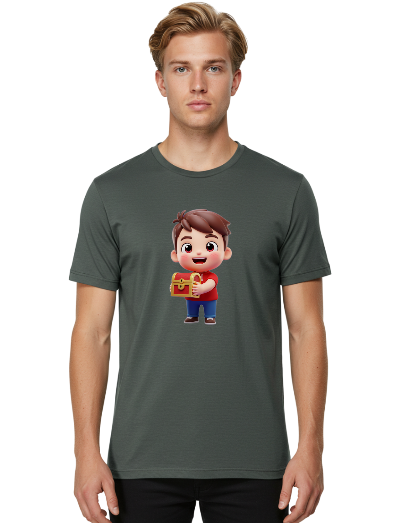 Boy-With-Treasure-Chest Men'S Graphic Tee, 100% Cotton, Comfortable Casual Summer Wear, Machine Washable, Vintage Camera, Old Camera, Antique Camera, Black Camera, Classic Photography, Photography Equipment, Nostalgic Device, Film Camera, Bak110