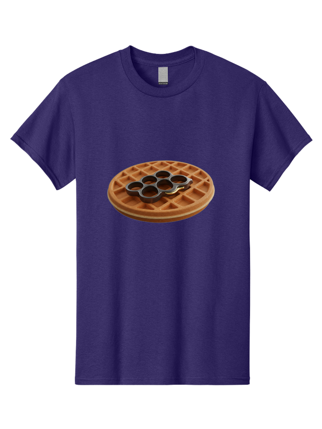 Brass-Knuckle-Waffle Men'S Graphic Tee, 100% Cotton, Comfortable Casual Summer Wear, Machine Washable, Vintage Camera, Old Camera, Antique Camera, Black Camera, Classic Photography, Photography Equipment, Nostalgic Device, Film Camera, Bak111